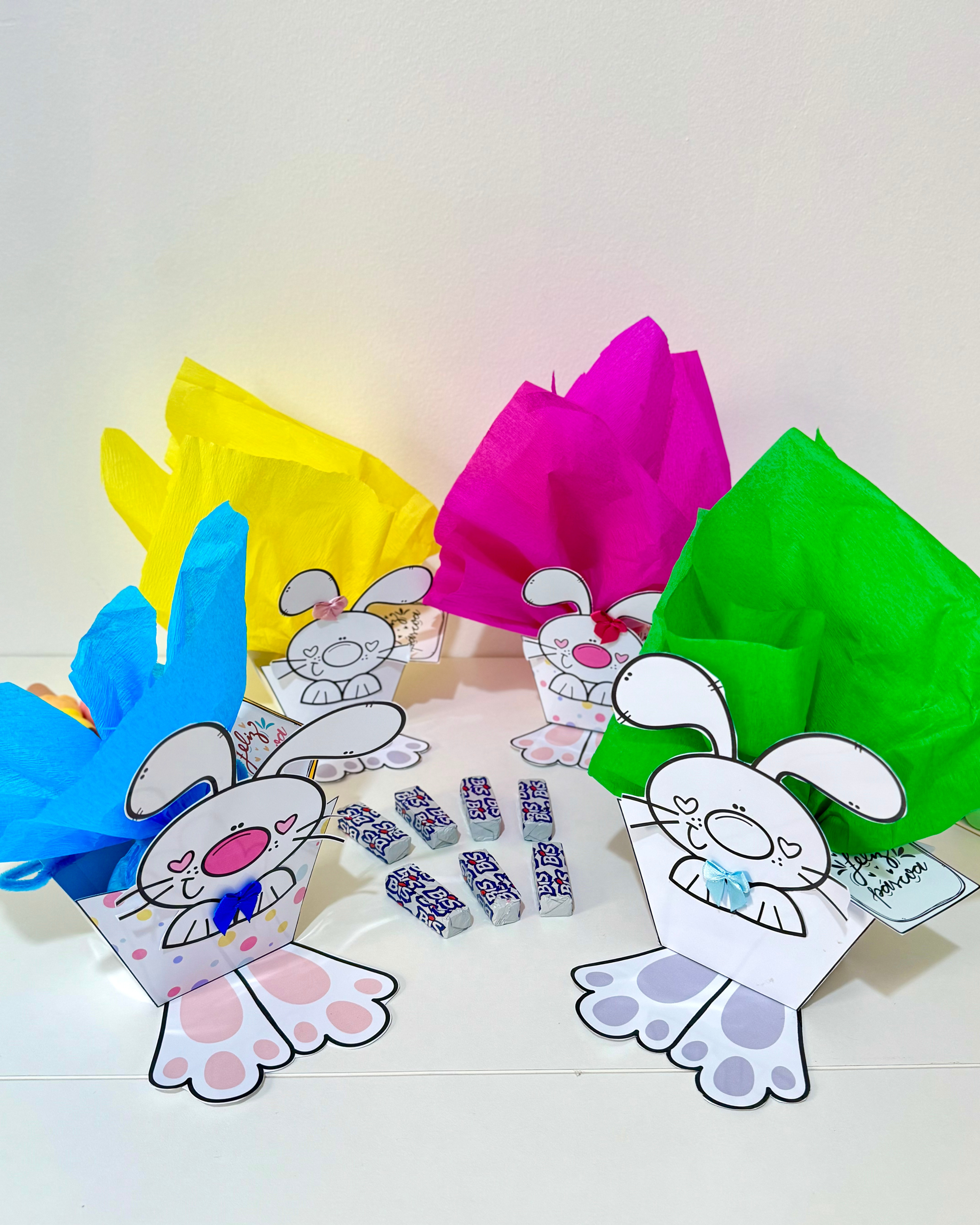CAIXINHAS PARA LEMBRANCINHA DE PÁSCOA TEMA COELHINHO - Imagem 6