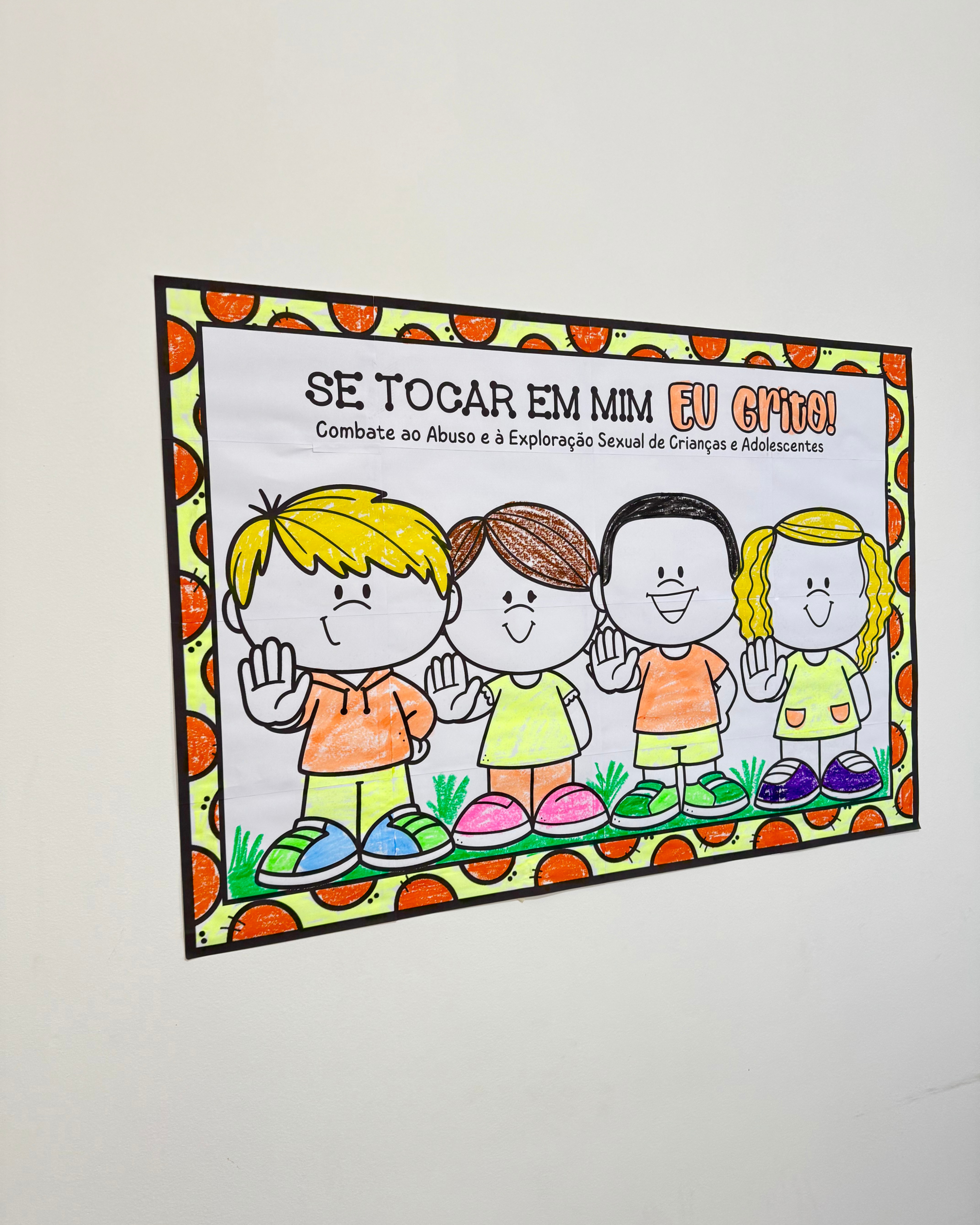 CARTAZ COLABORATIVO MAIO LARANJA - Imagem 5