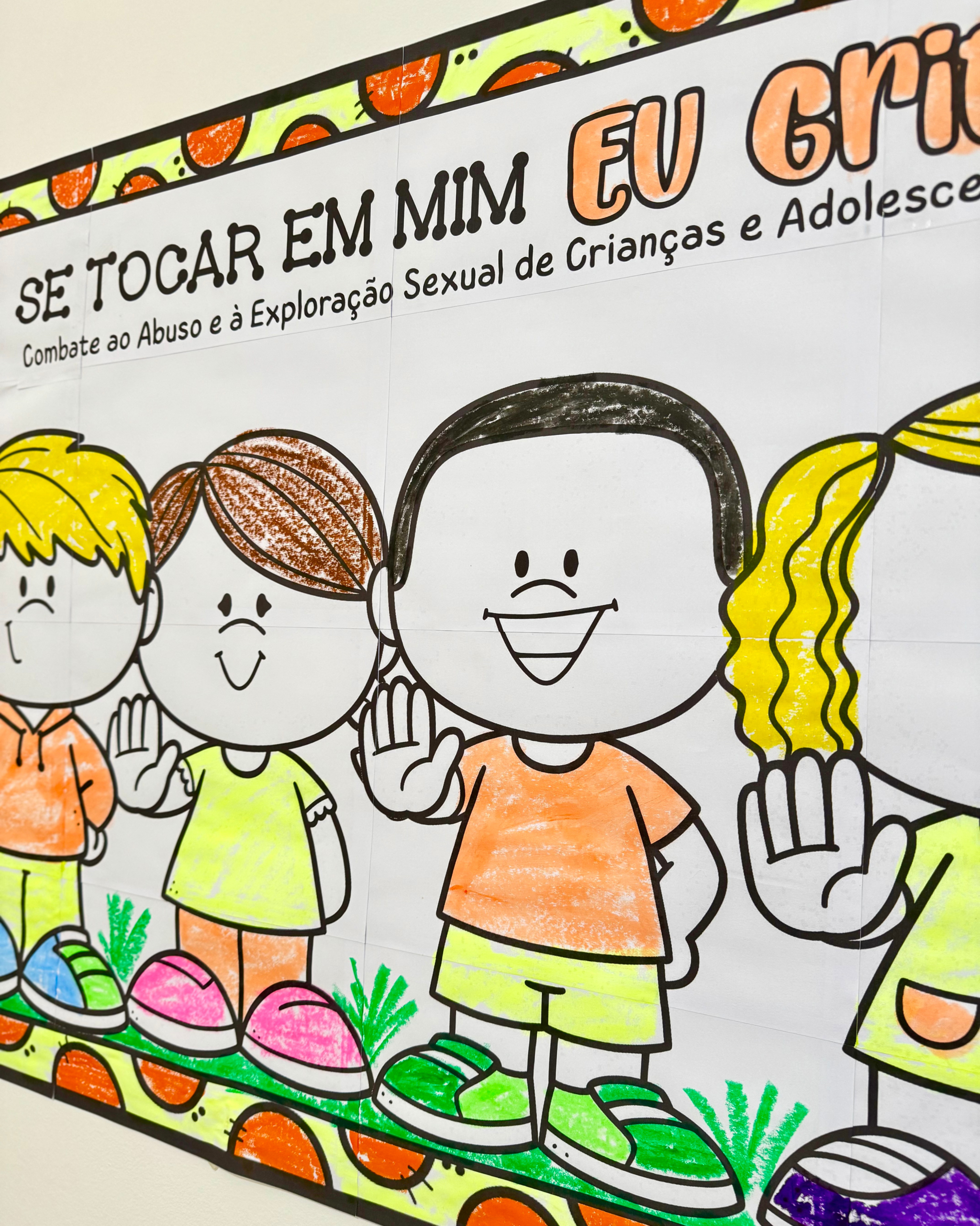 CARTAZ COLABORATIVO MAIO LARANJA - Imagem 2