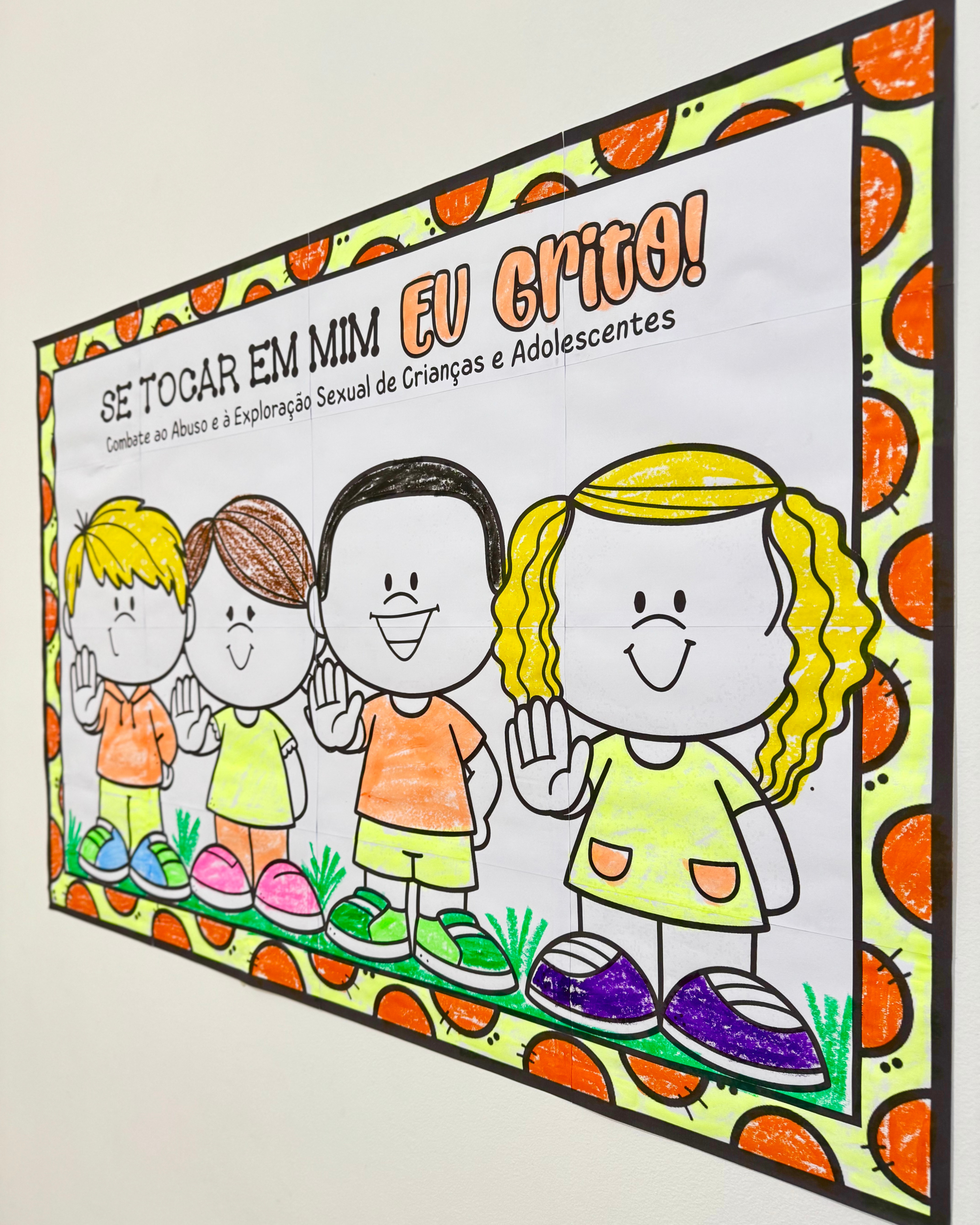 CARTAZ COLABORATIVO MAIO LARANJA - Imagem 3