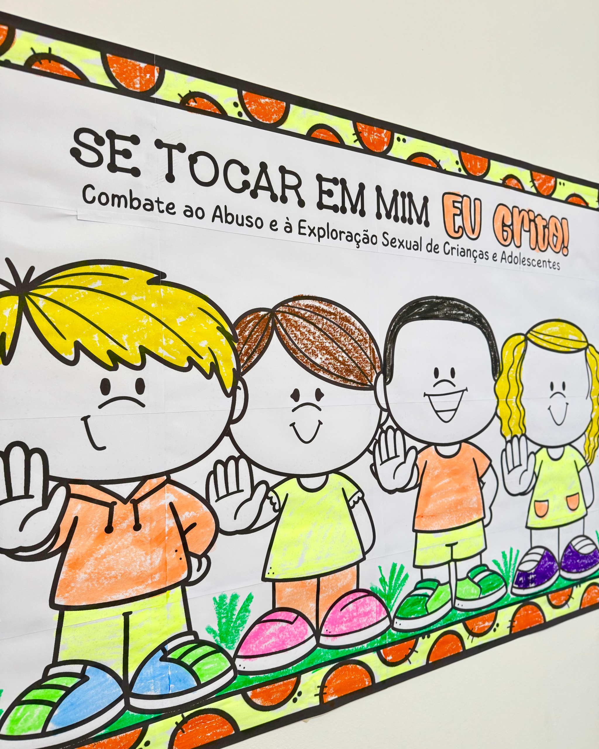CARTAZ COLABORATIVO MAIO LARANJA - Imagem 8