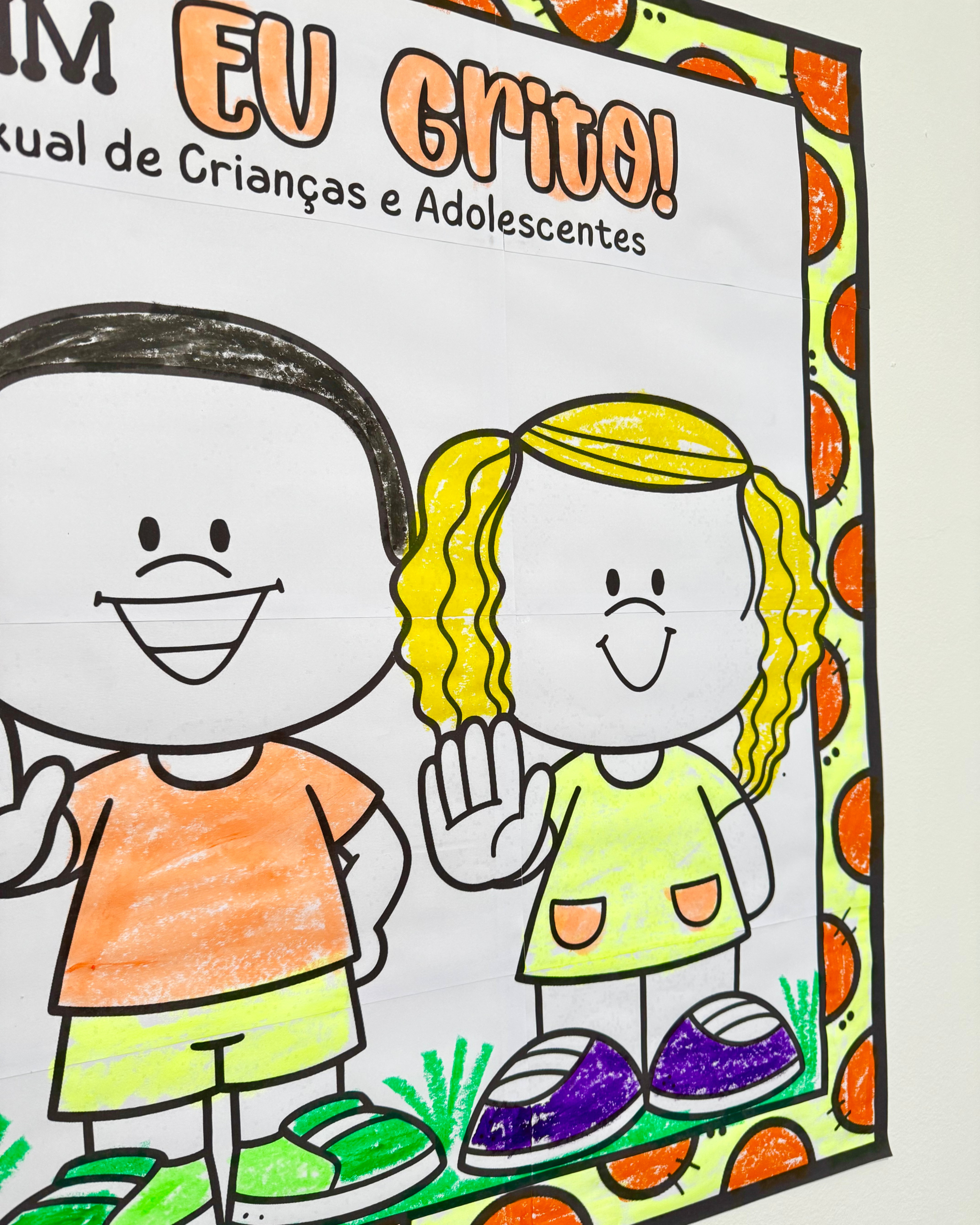 CARTAZ COLABORATIVO MAIO LARANJA - Imagem 4
