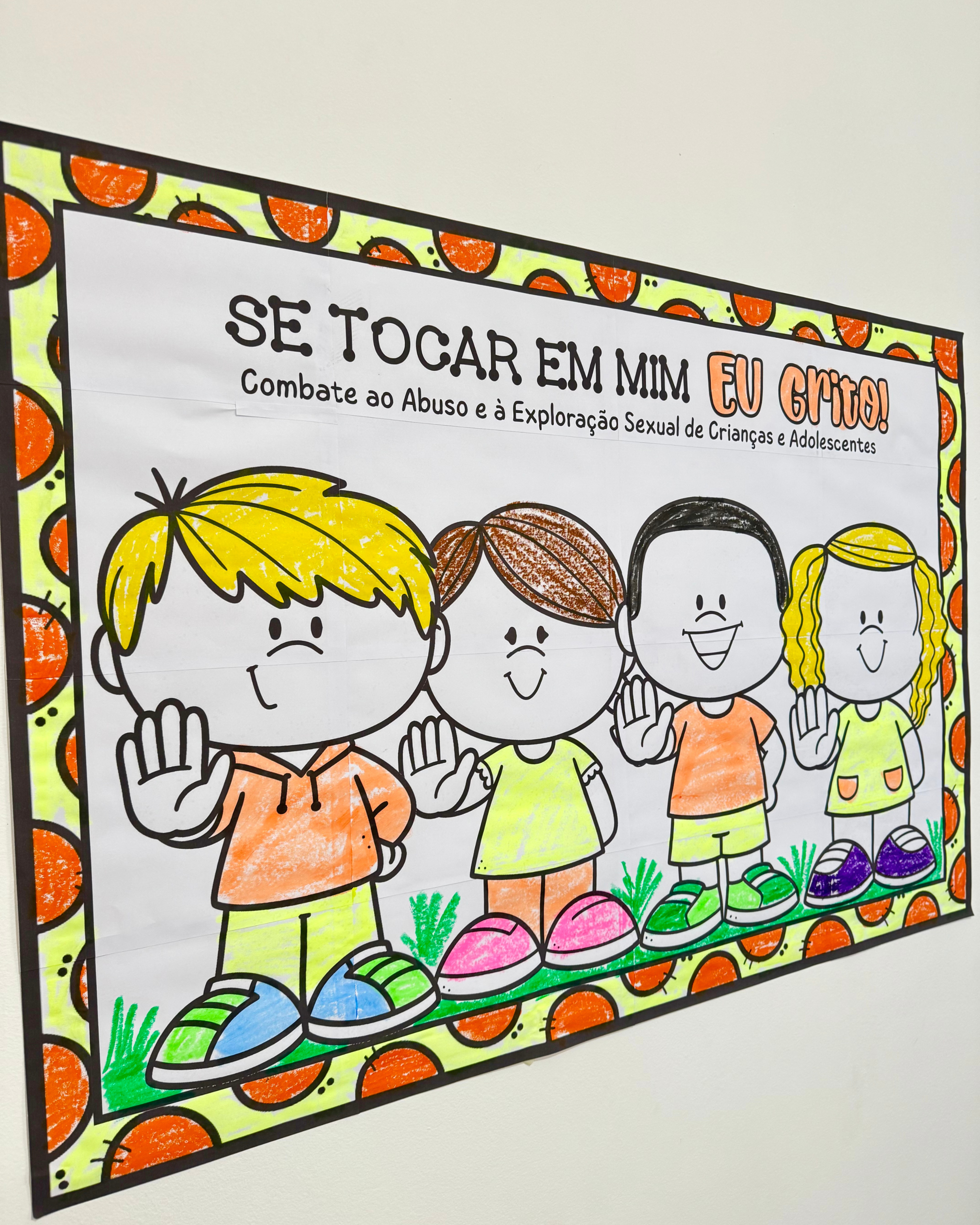 CARTAZ COLABORATIVO MAIO LARANJA - Imagem 9