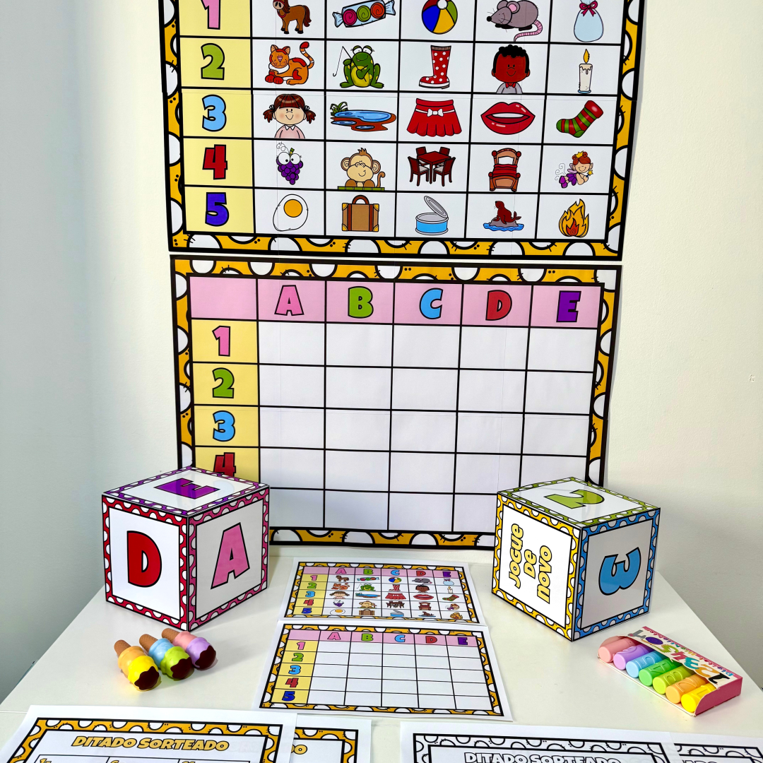 KIT DITADO SORTEADO SÍLABAS SIMPLES