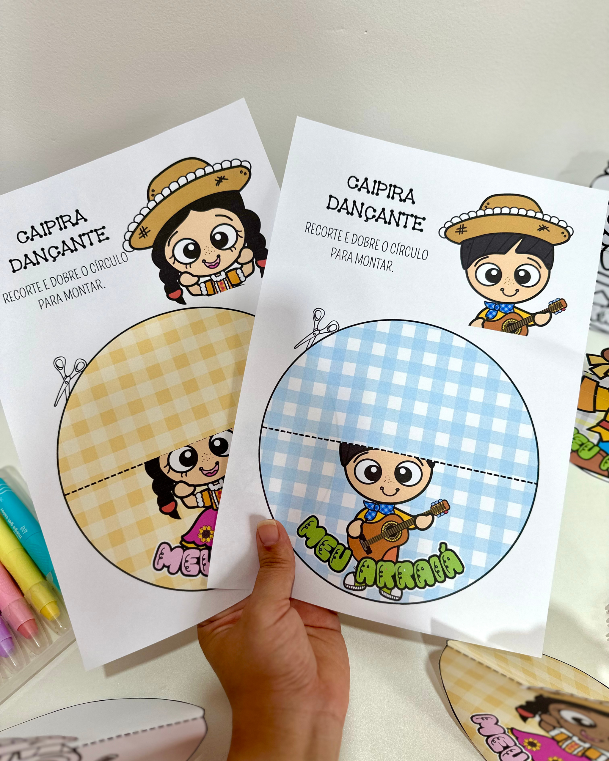CAIPIRA DANÇANTE - FESTA JUNINA - Imagem 2