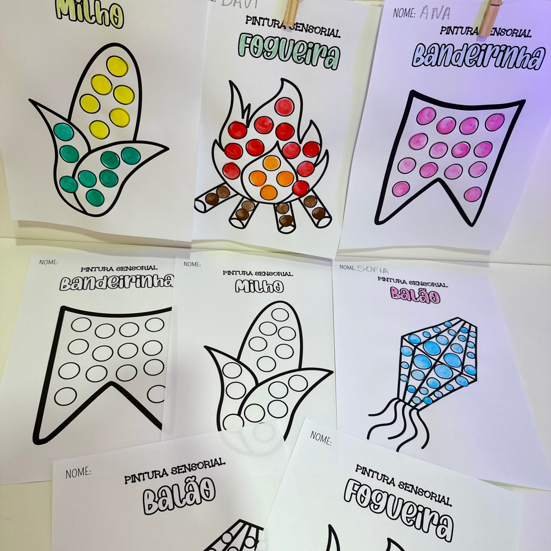 ATIVIDADE DE PINTURA SENSORIAL