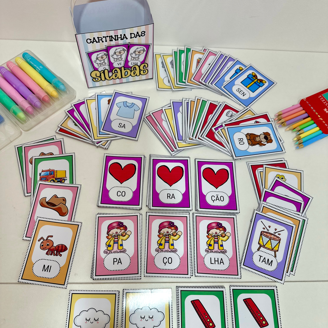 CARTINHAS DAS PALAVRAS - SÍLABAS COMPLEXAS