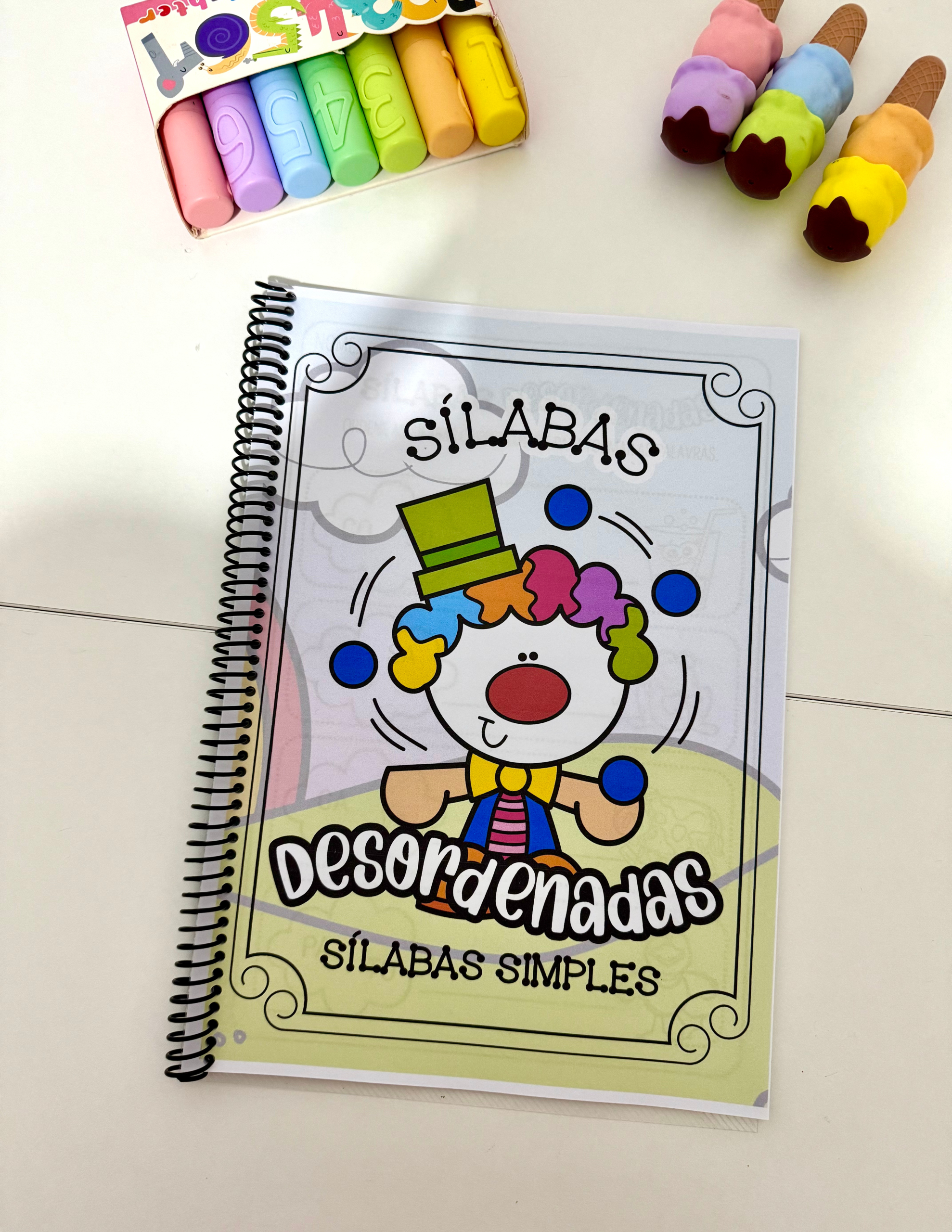 APOSTILA SÍLABAS DESORDENADAS - SÍLABAS SIMPLES