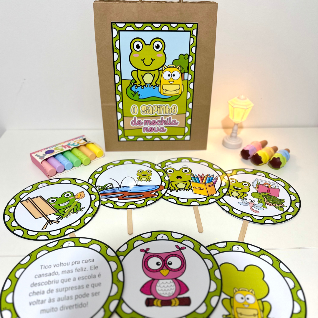 O SAPINHO DA MOCHILA NOVA