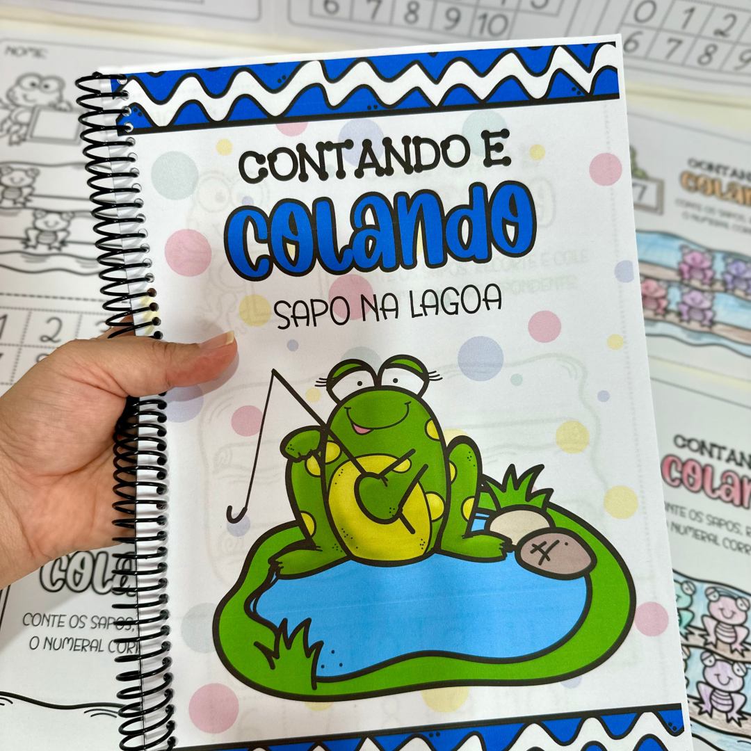 APOSTILA CONTANDO E COLANDO - SAPO NA LAGOA