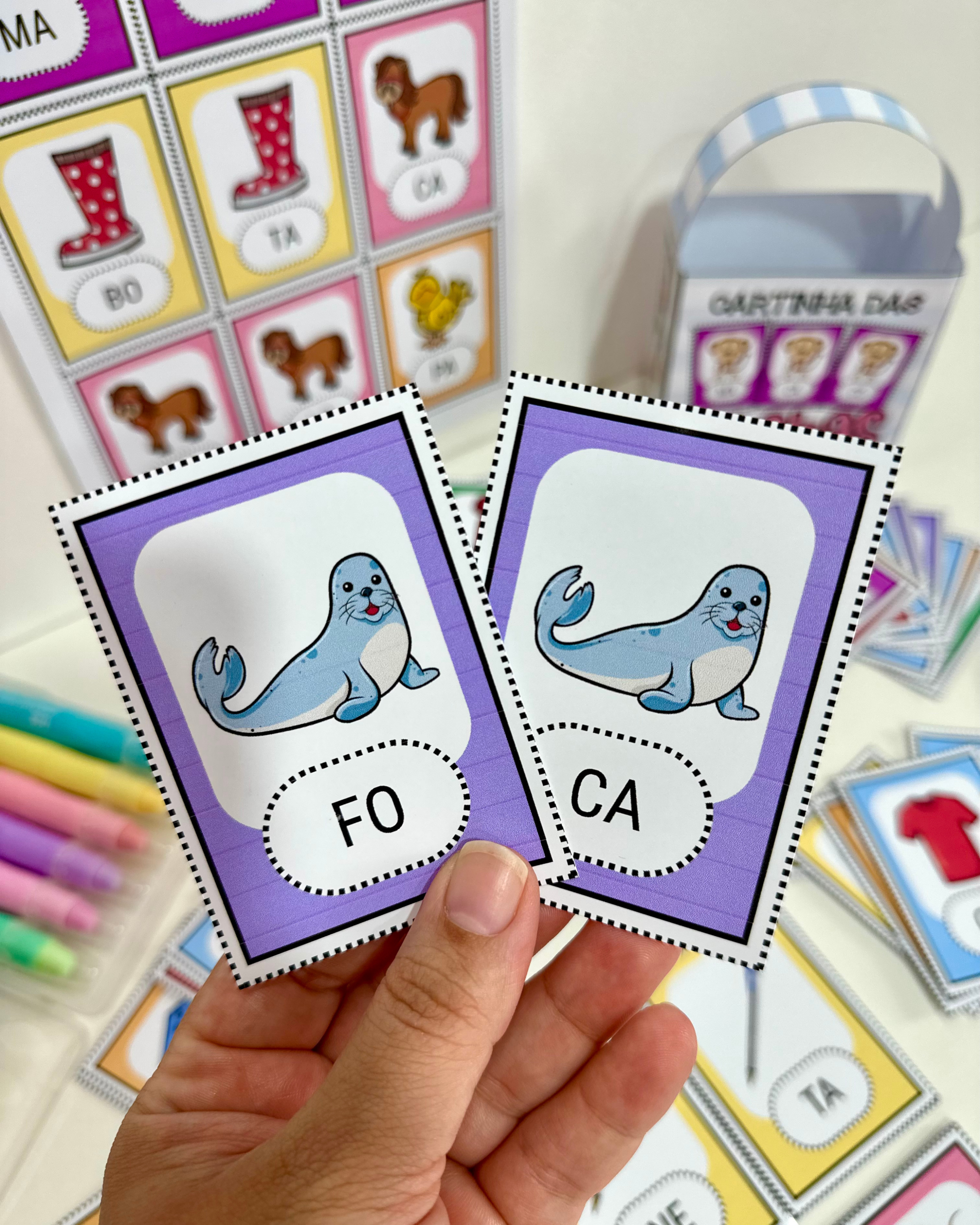 CARTINHAS DAS PALAVRAS - SÍLABAS SIMPLES - Imagem 2
