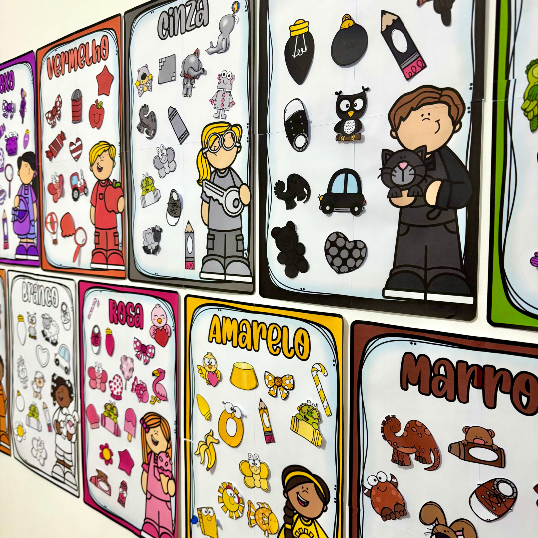 KIT DE CARTAZES DAS CORES