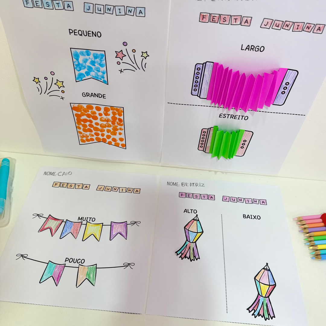 ATIVIDADES DE CONCEITOS - FESTA JUNINA