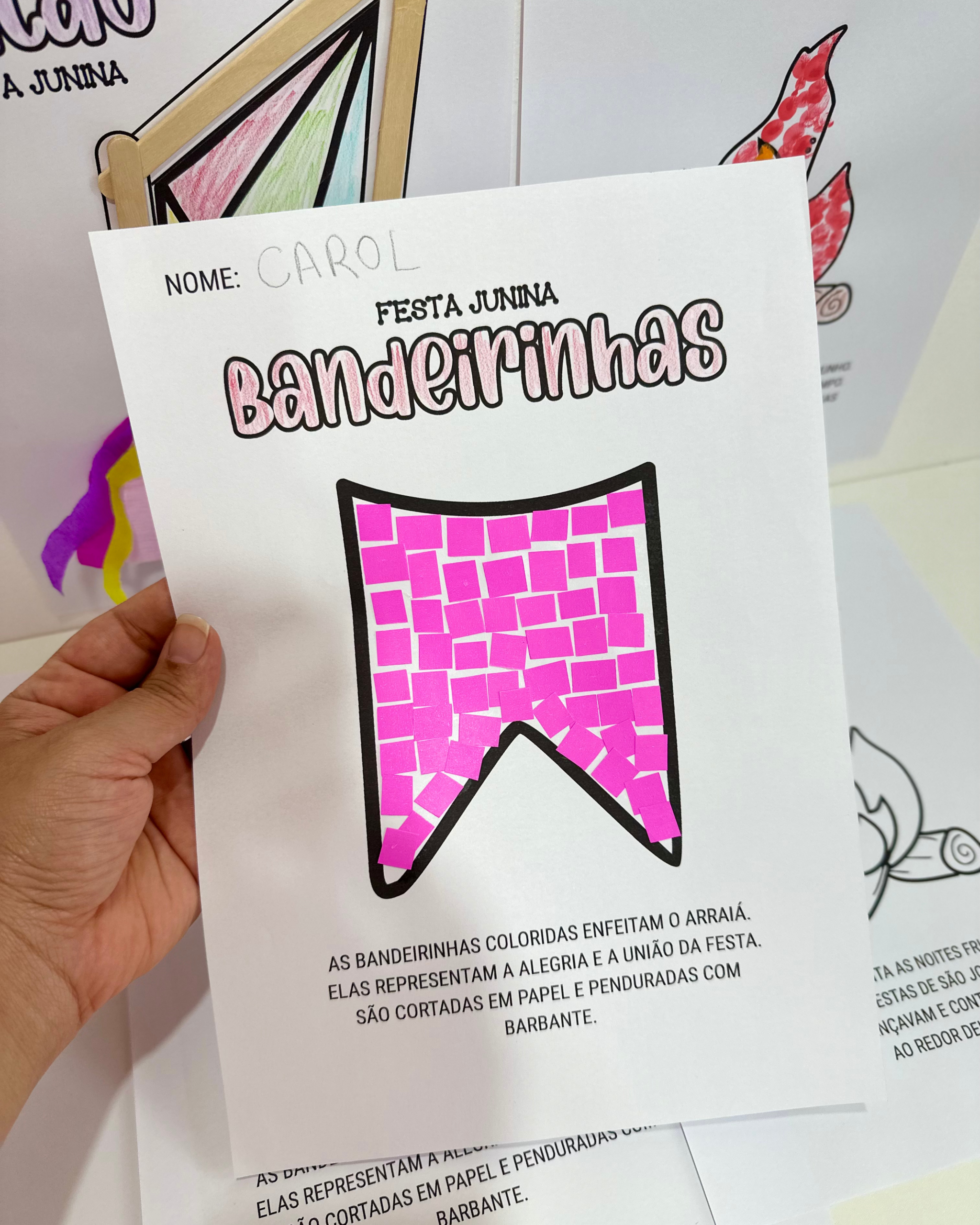 ATIVIDADES ARTES - FESTA JUNINA - Imagem 6