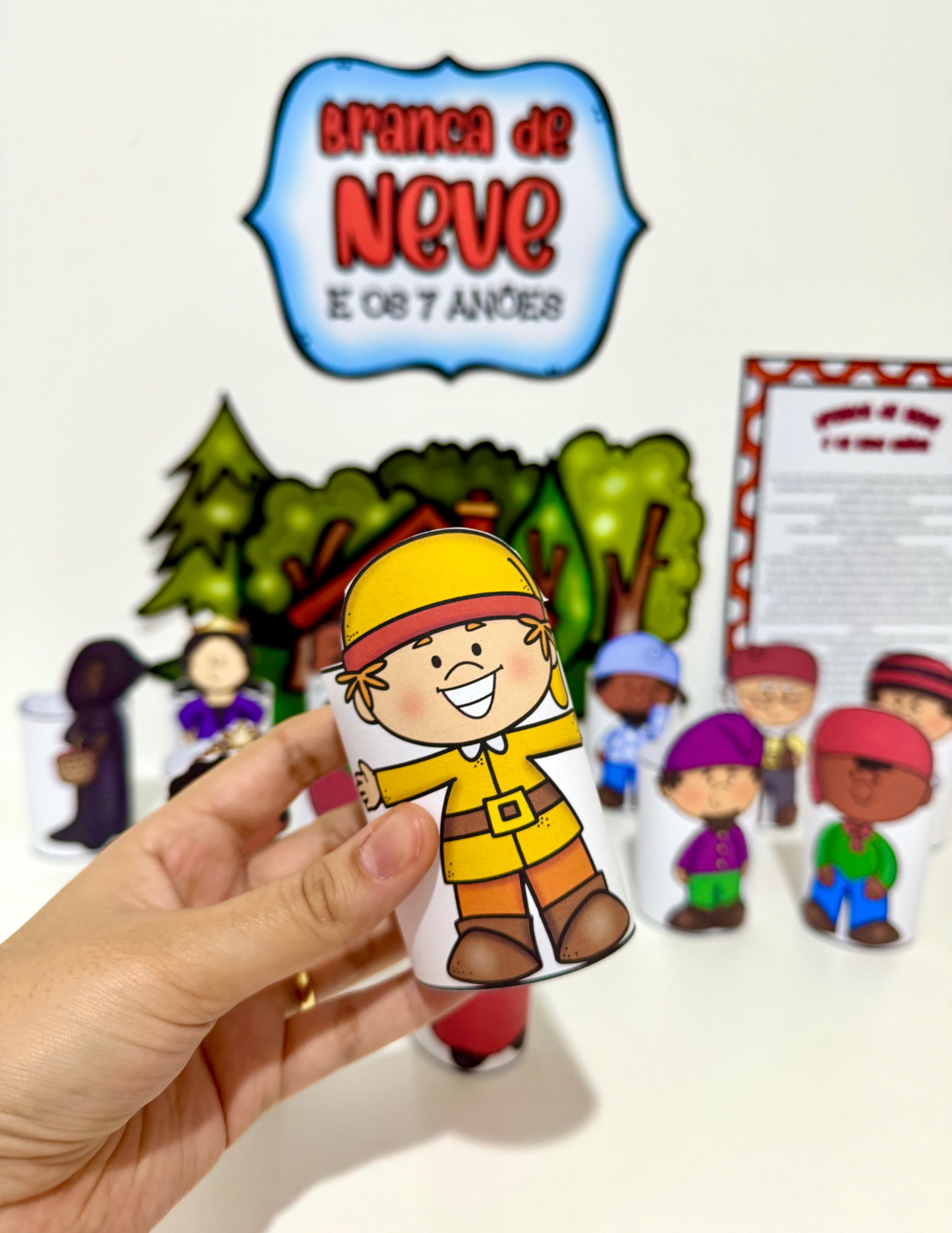 KIT BRANCA DE NEVE 3D - Imagem 5