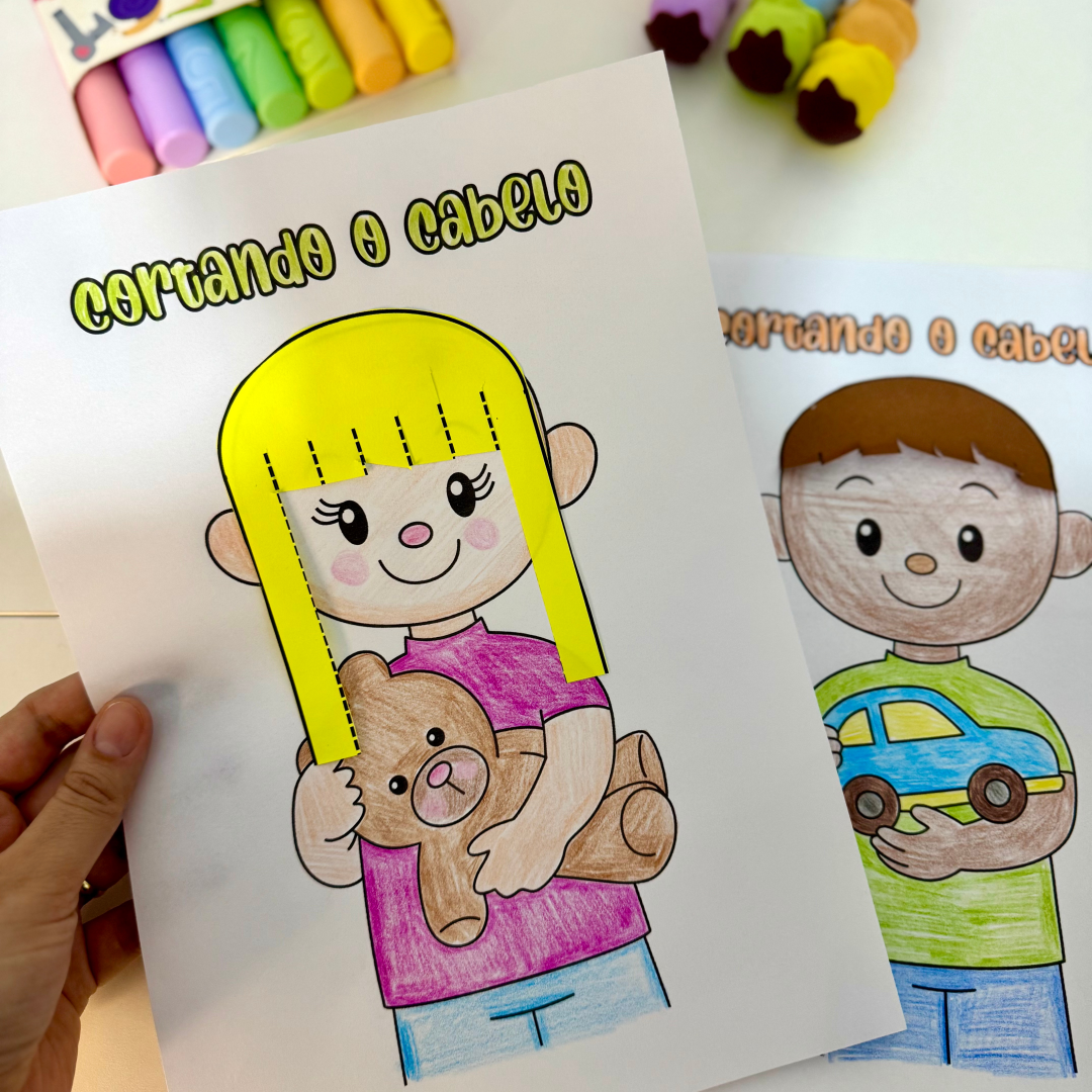 ATIVIDADES CORTANDO O CABELO