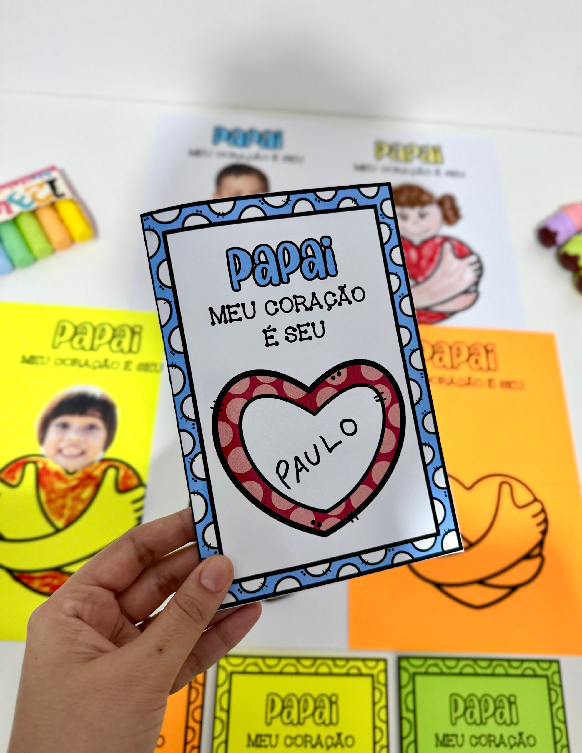 KIT DIA DOS PAIS - TEMA : MEU CORAÇÃO É SEU - Imagem 7