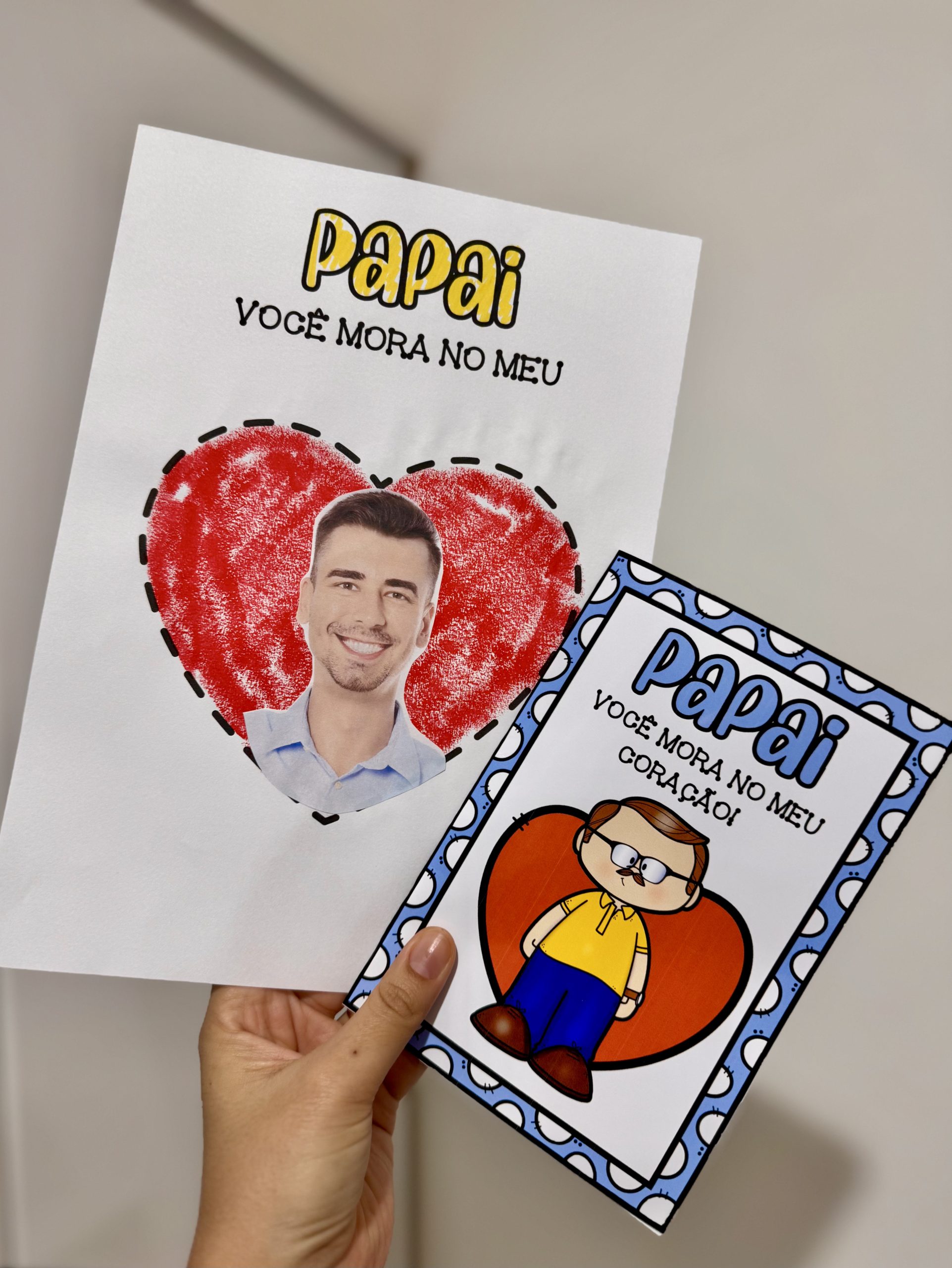 KIT DIA DOS PAIS - TEMA VOCÊ MORA EM MEU CORAÇÃO