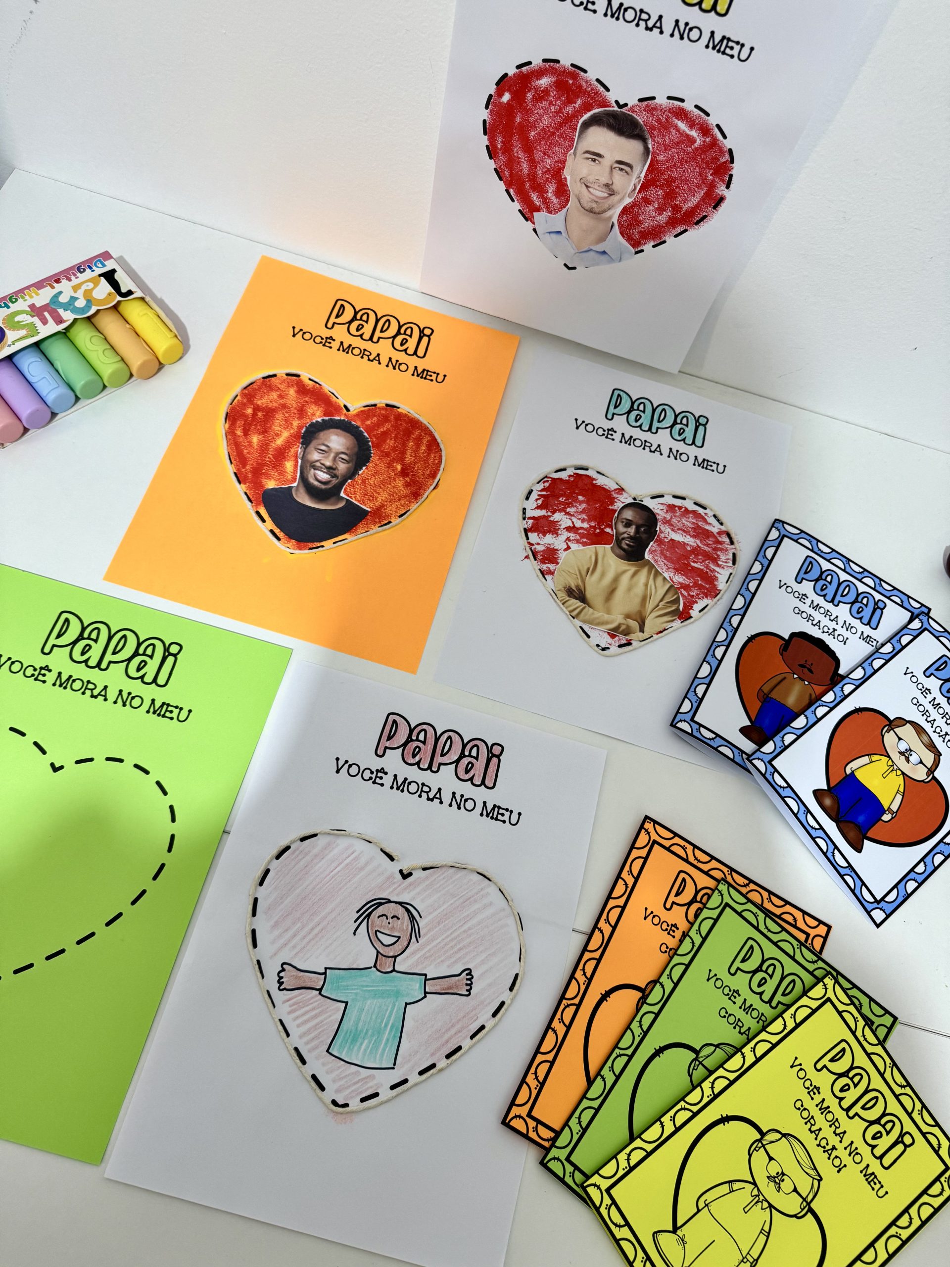 KIT DIA DOS PAIS - TEMA VOCÊ MORA EM MEU CORAÇÃO - Imagem 6