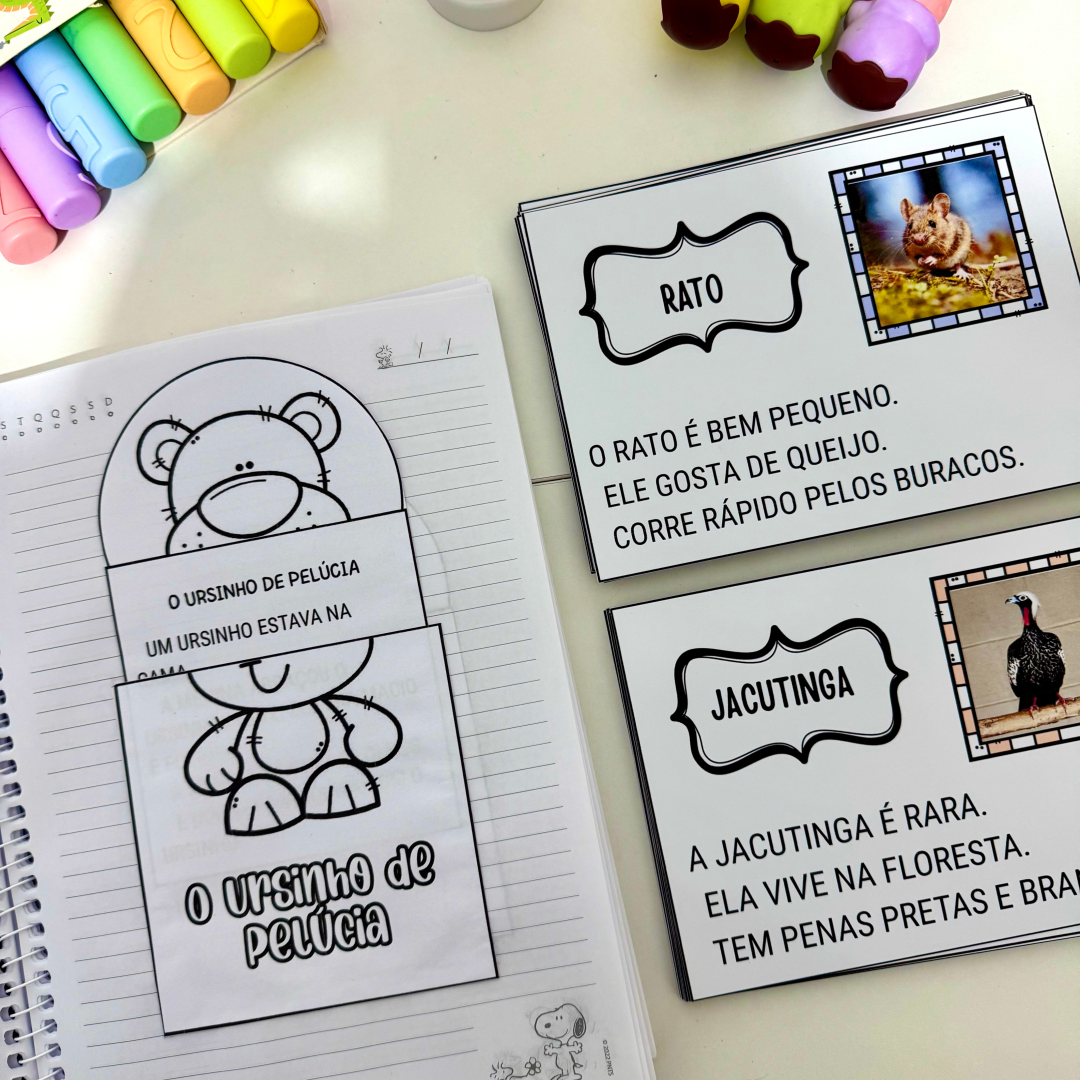 COMBO - 100 TEXTOS PARA TREINO DE LEITURA