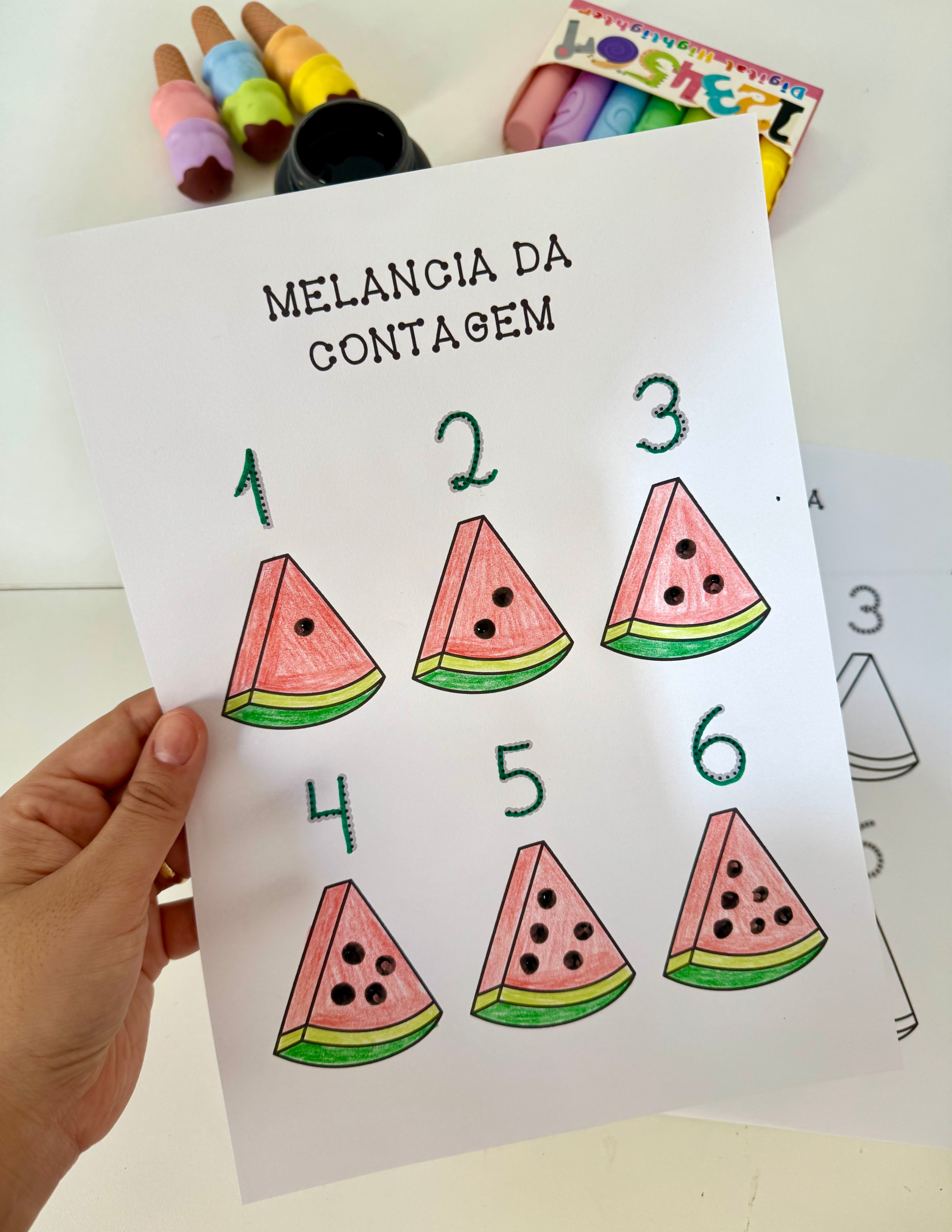 ATIVIDADE MELANCIA DA CONTAGEM - Imagem 5