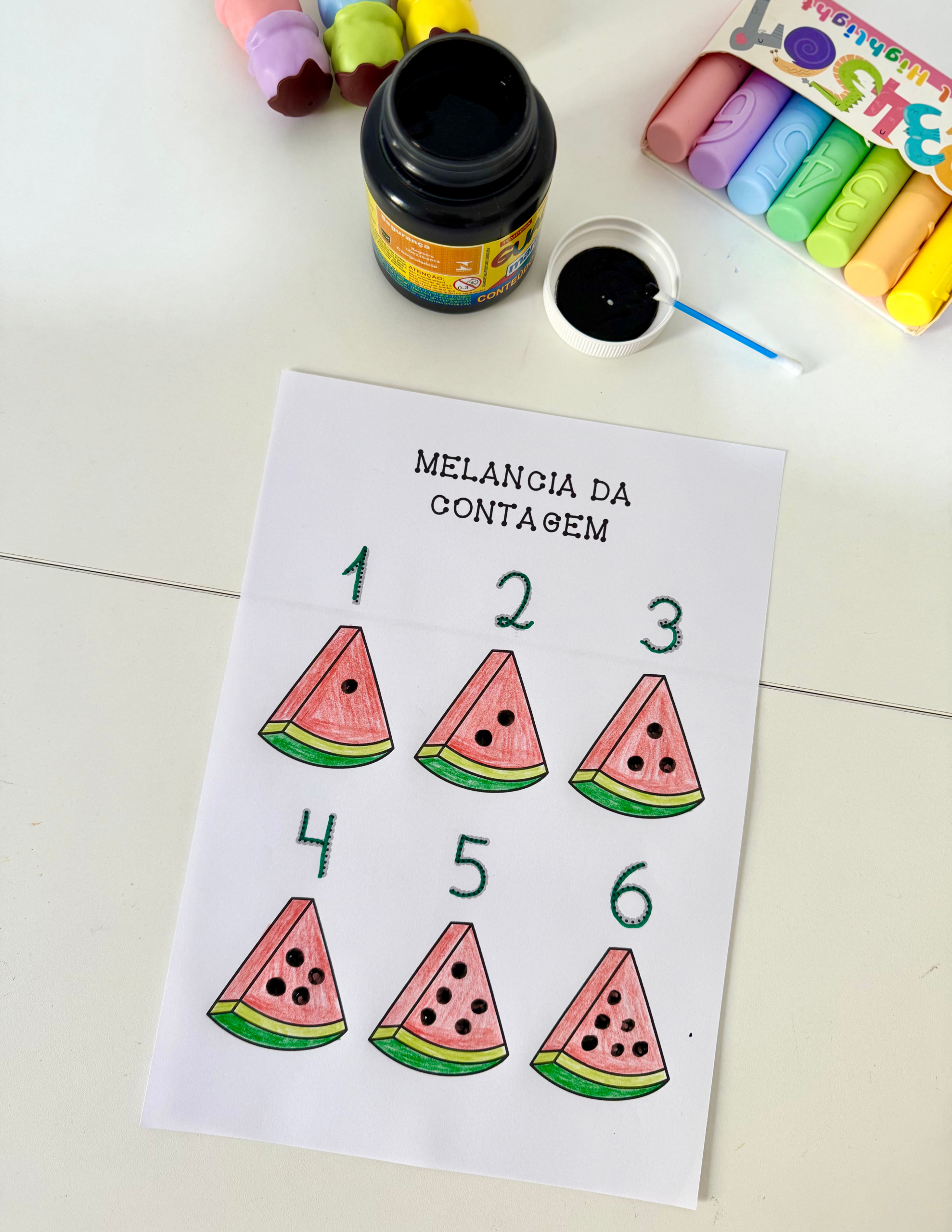 ATIVIDADE MELANCIA DA CONTAGEM