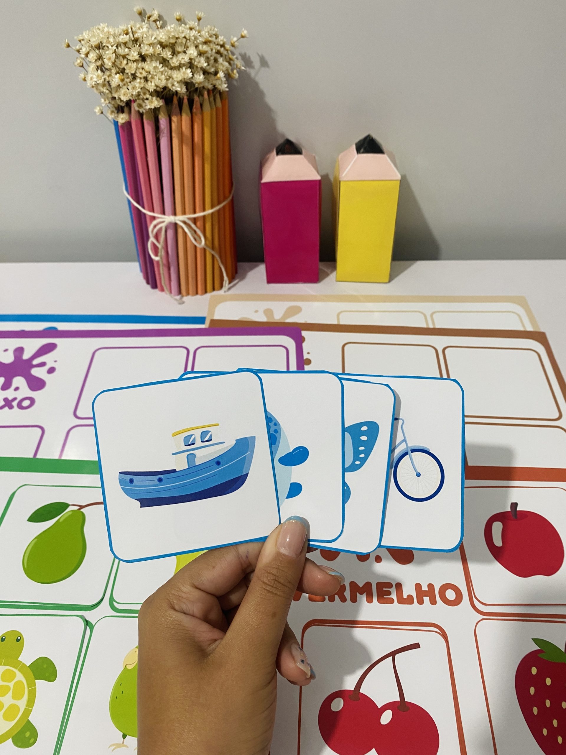 ATIVIDADE PEDAGÓGICA - PAREAMENTO DE CORES - Imagem 4