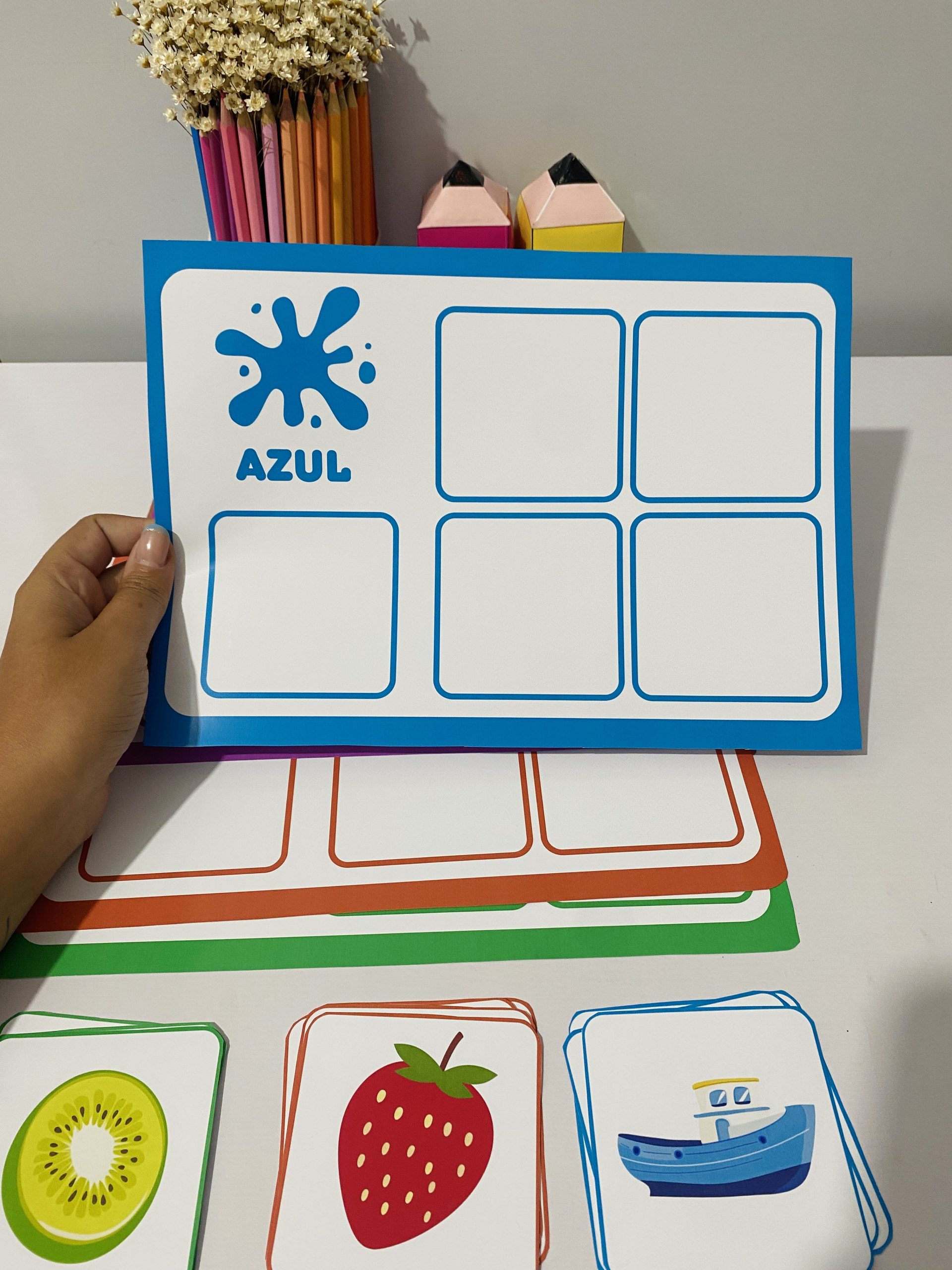 ATIVIDADE PEDAGÓGICA - PAREAMENTO DE CORES - Imagem 8