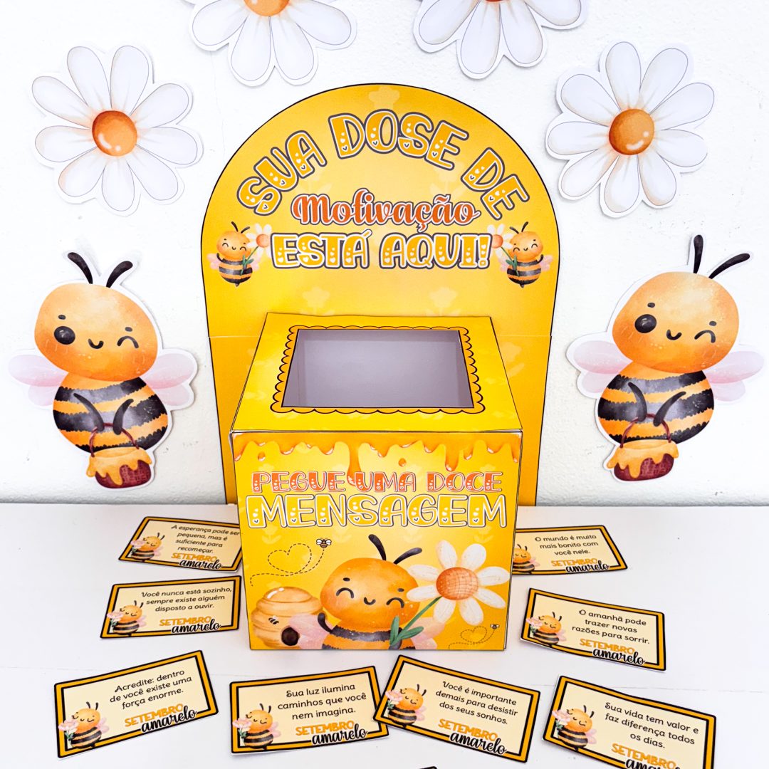 CAIXA MOTIVACIONAL - SETEMBRO AMARELO