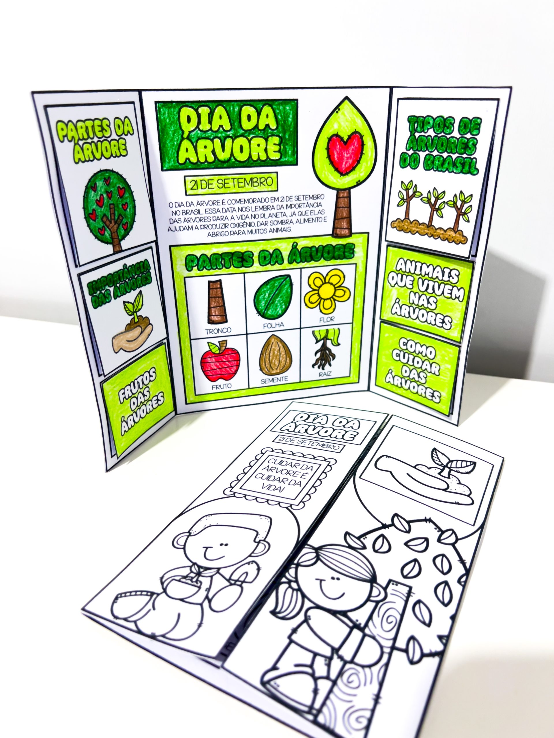 LAPBOOK DO DIA DA ÁRVORE - Imagem 9