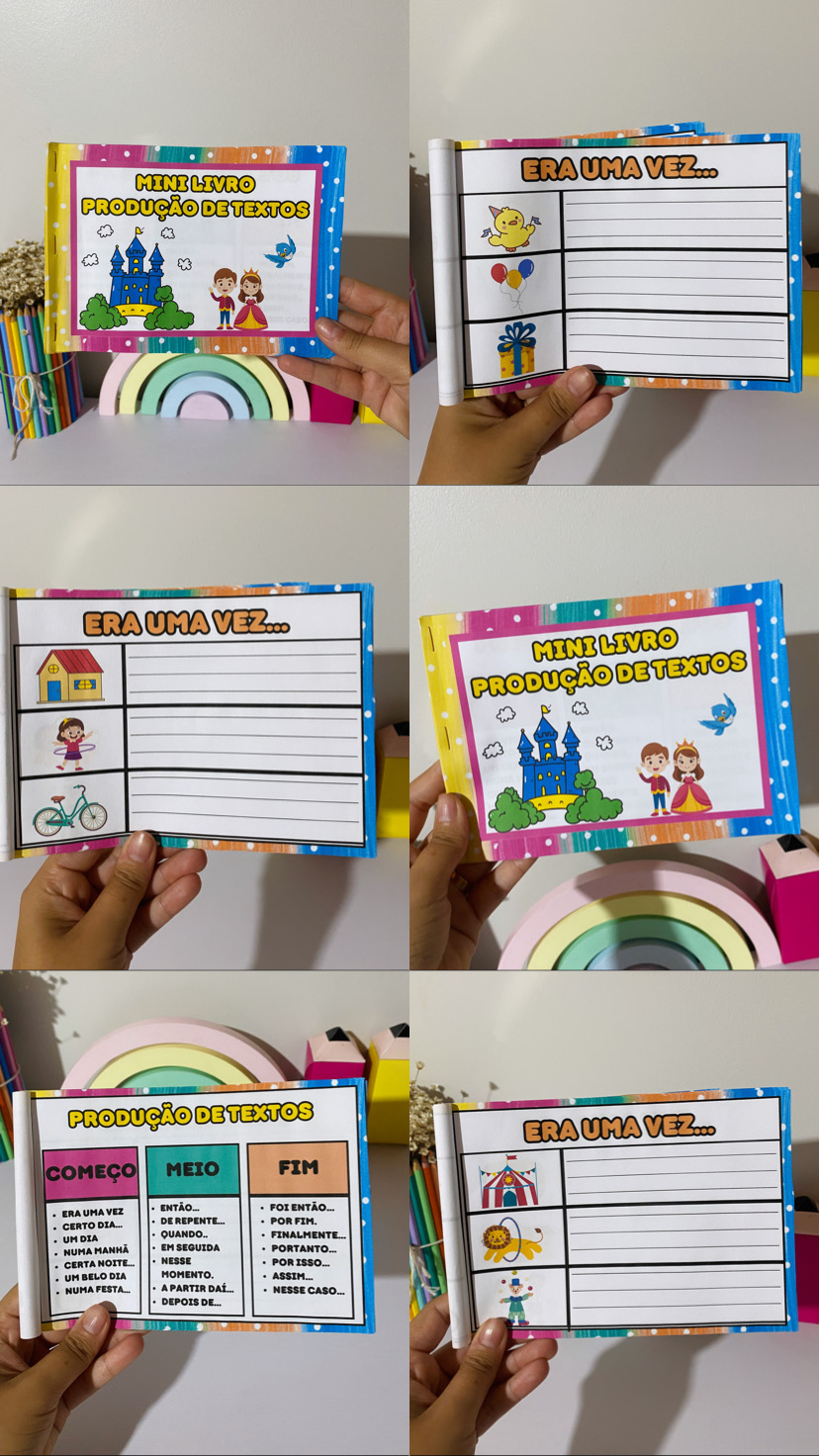 MINI LIVRO - PRODUÇÃO DE TEXTO - Imagem 5