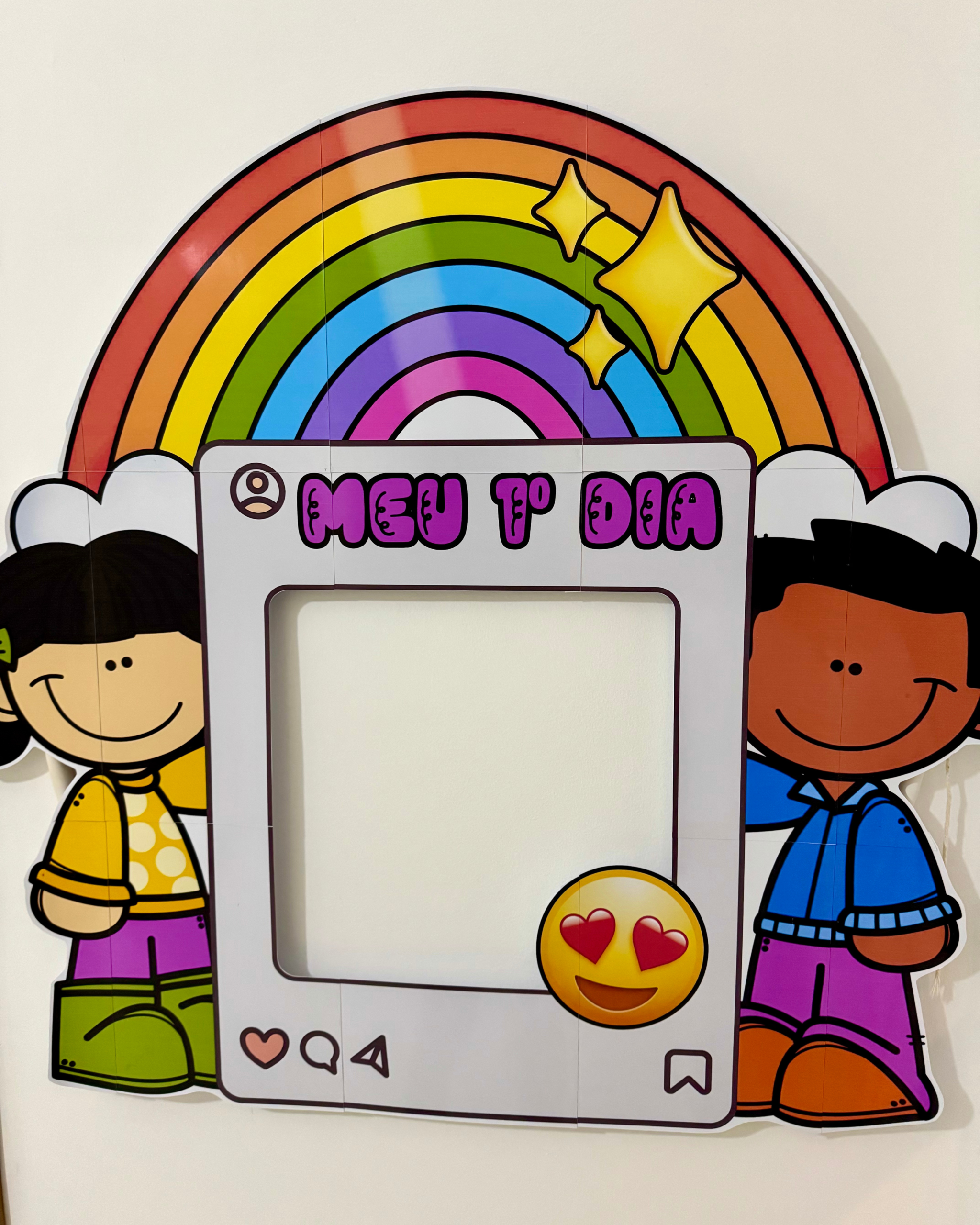 Decoração para Bambolê – Tema “Meu 1º Dia”