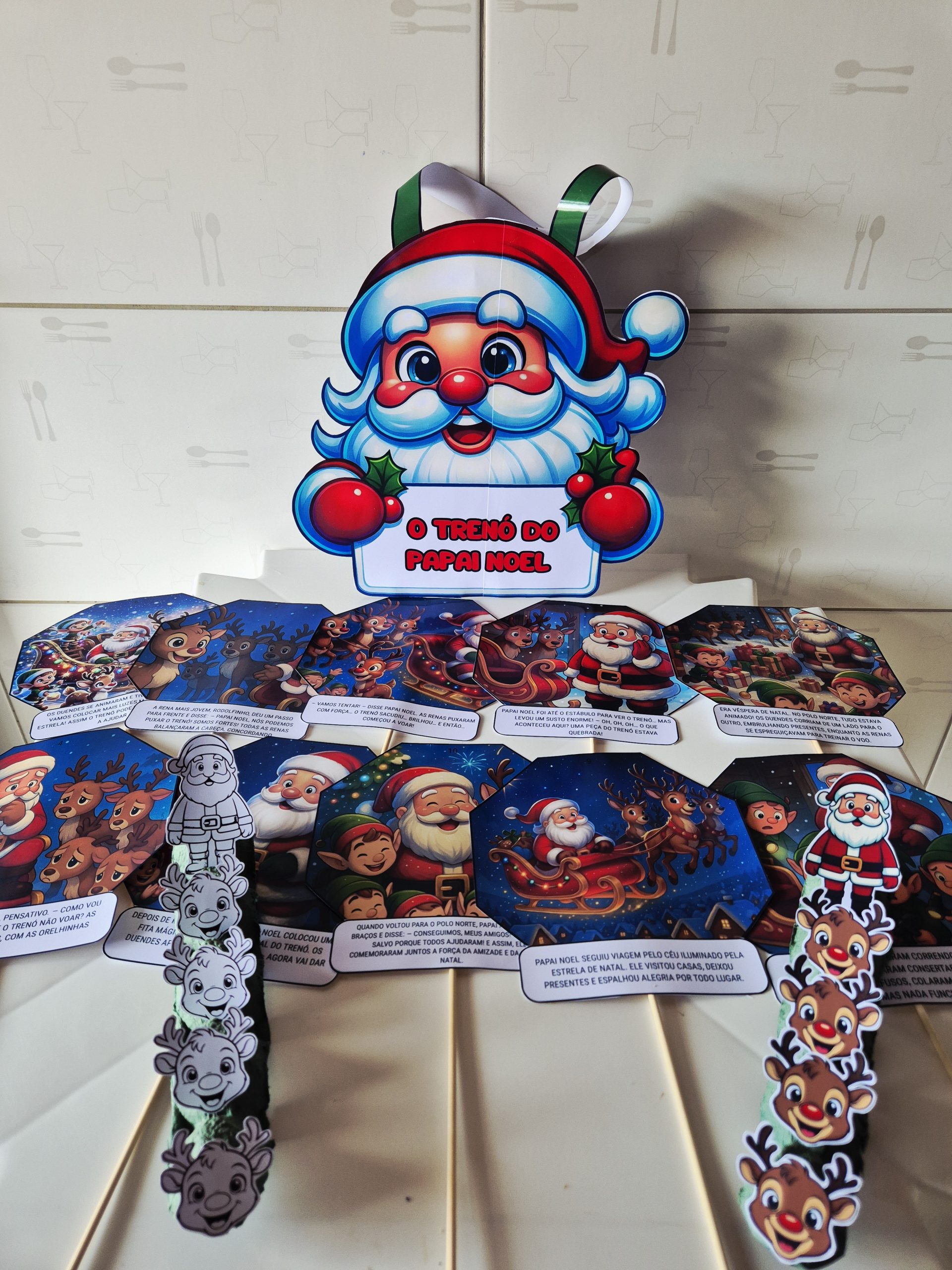 História na sacola “O Trenó do Papai Noel” - Imagem 7