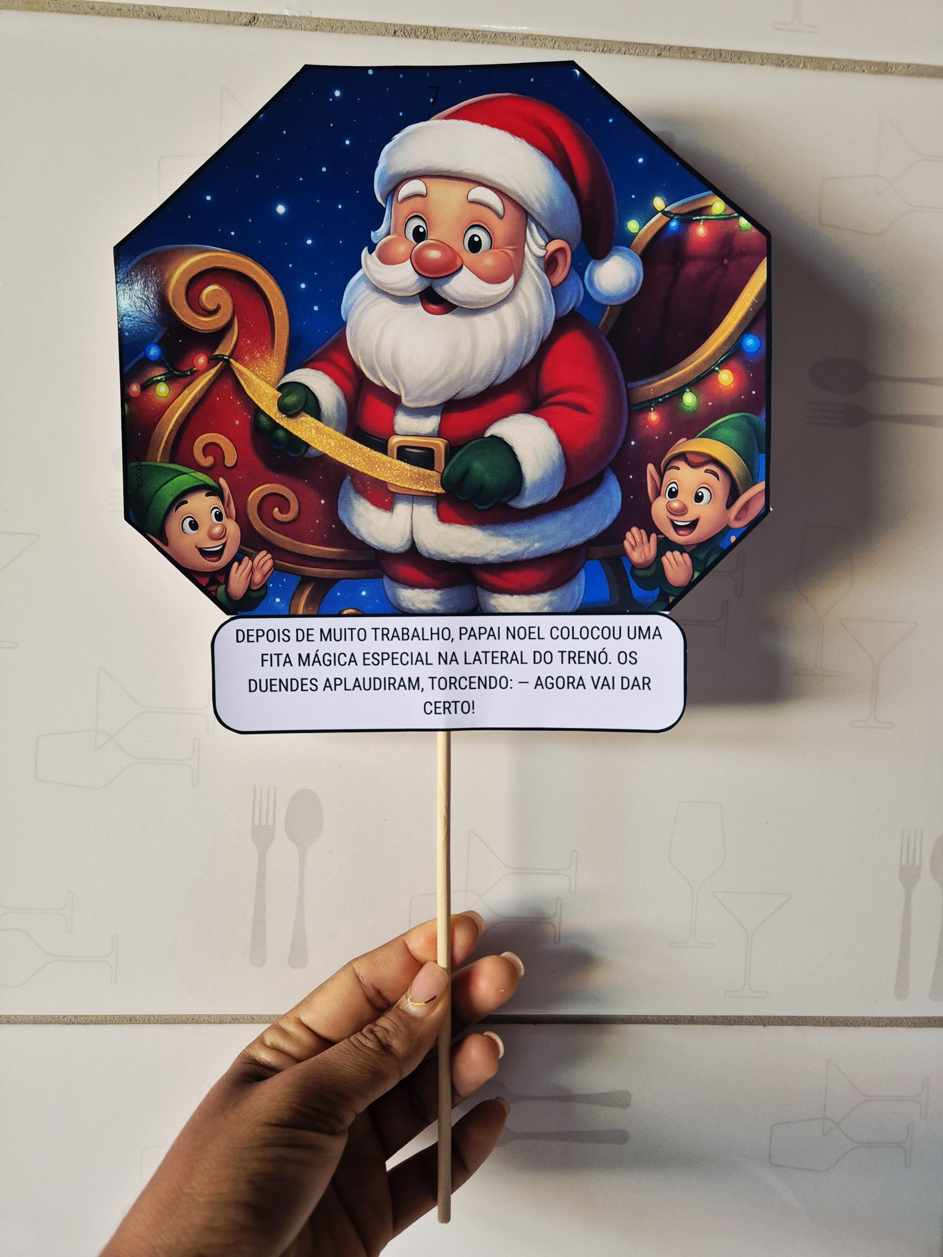 História na sacola “O Trenó do Papai Noel” - Imagem 8