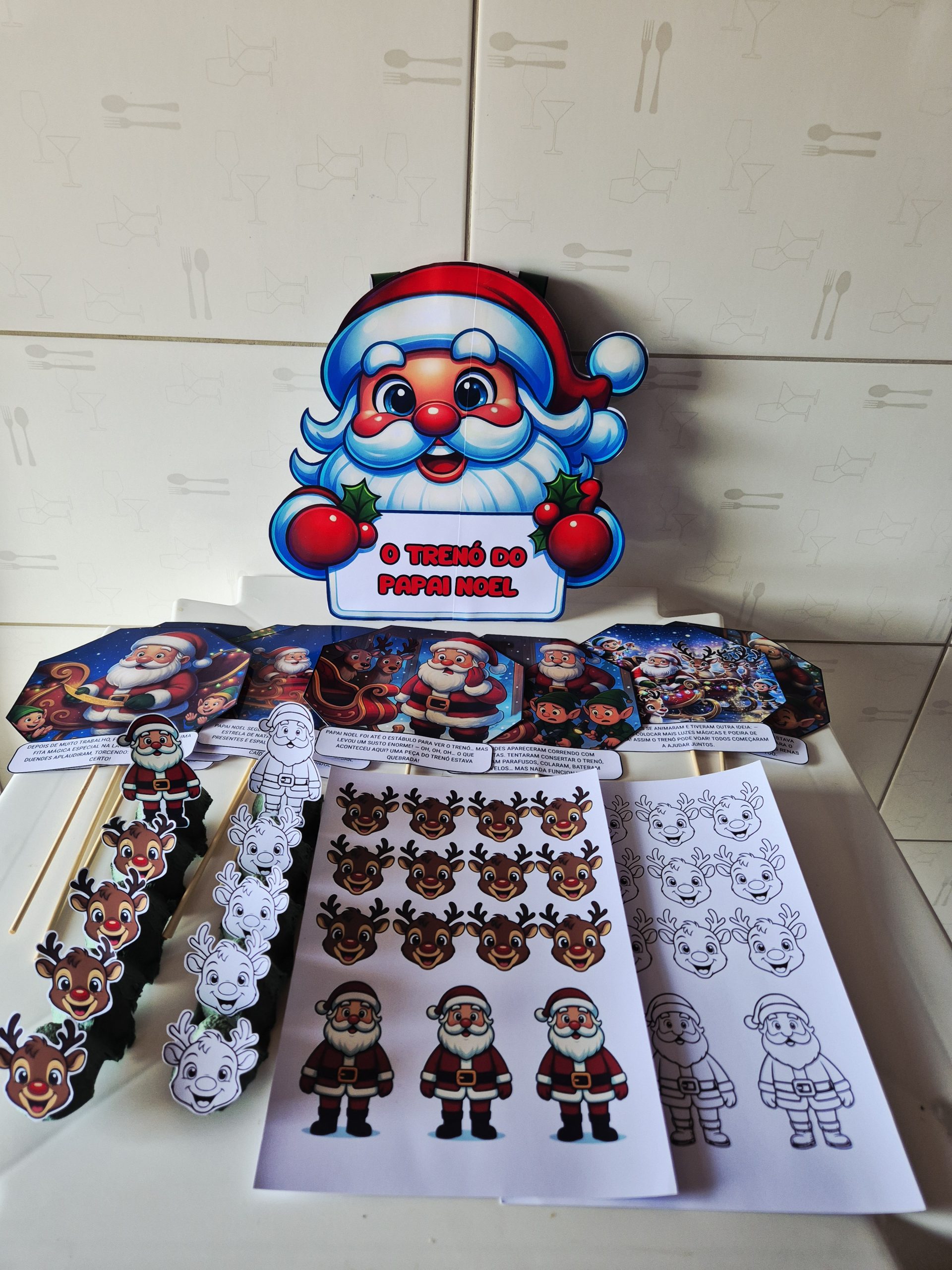 História na sacola “O Trenó do Papai Noel” - Imagem 2