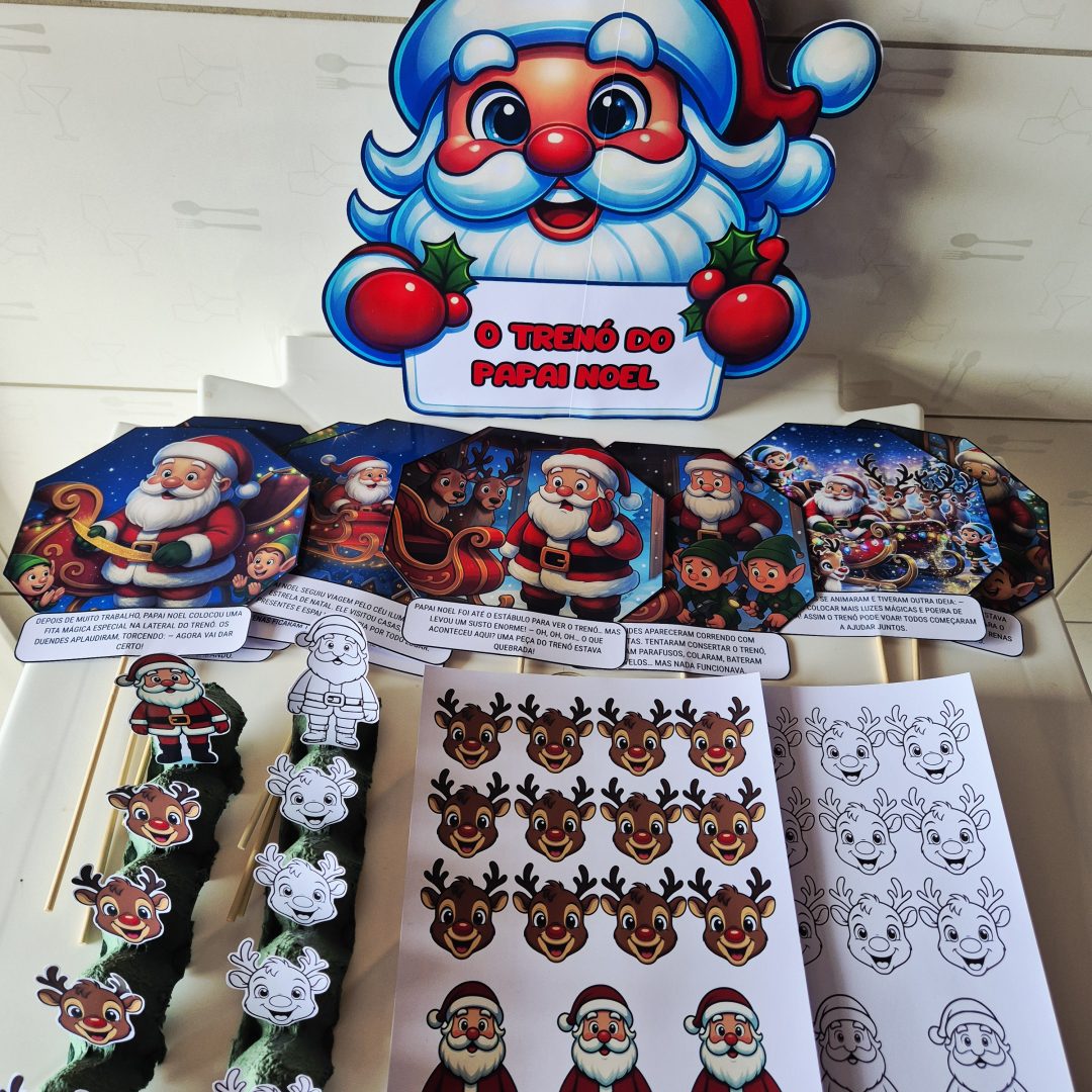 História na sacola “O Trenó do Papai Noel”