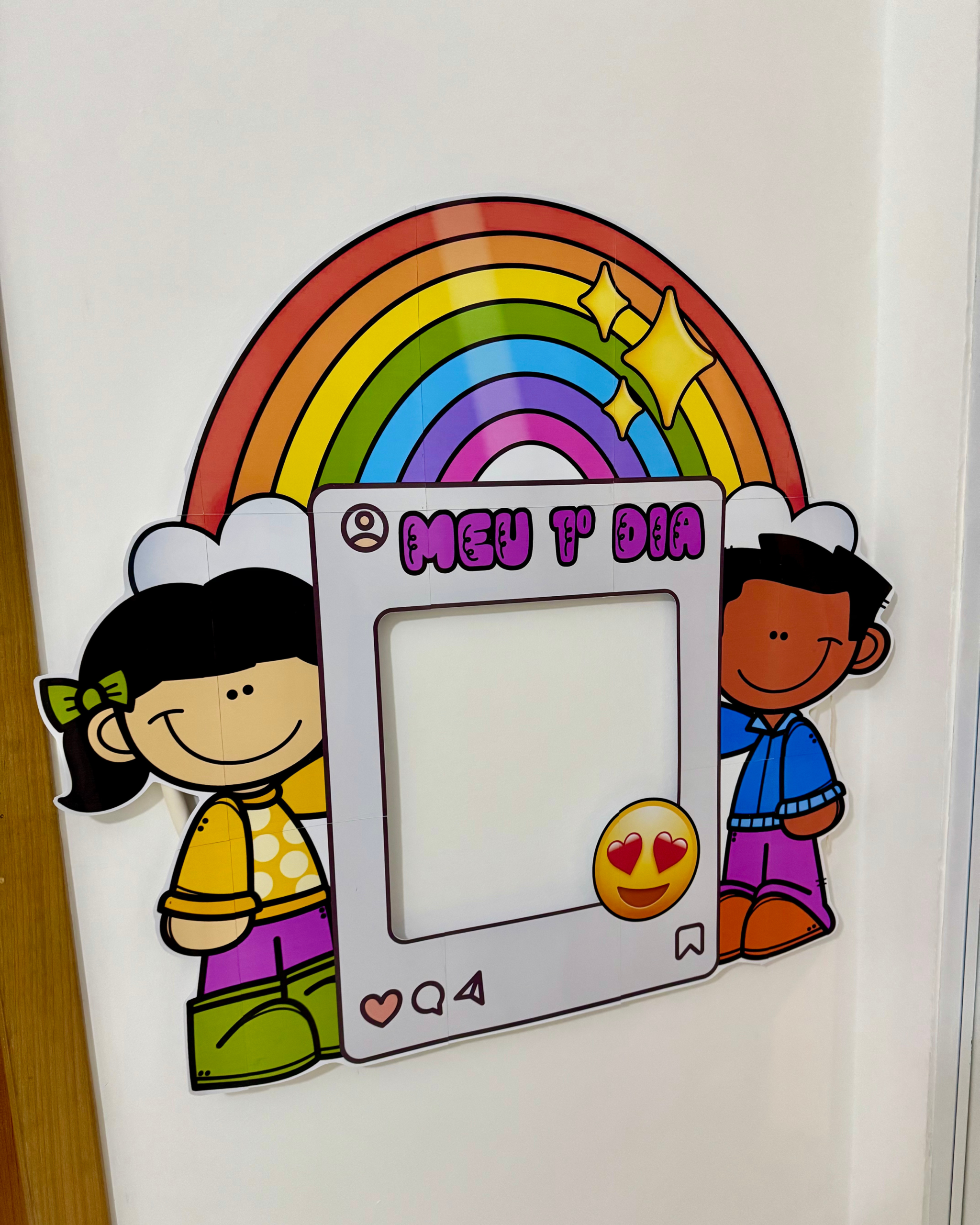 Decoração para Bambolê – Tema “Meu 1º Dia” - Imagem 2