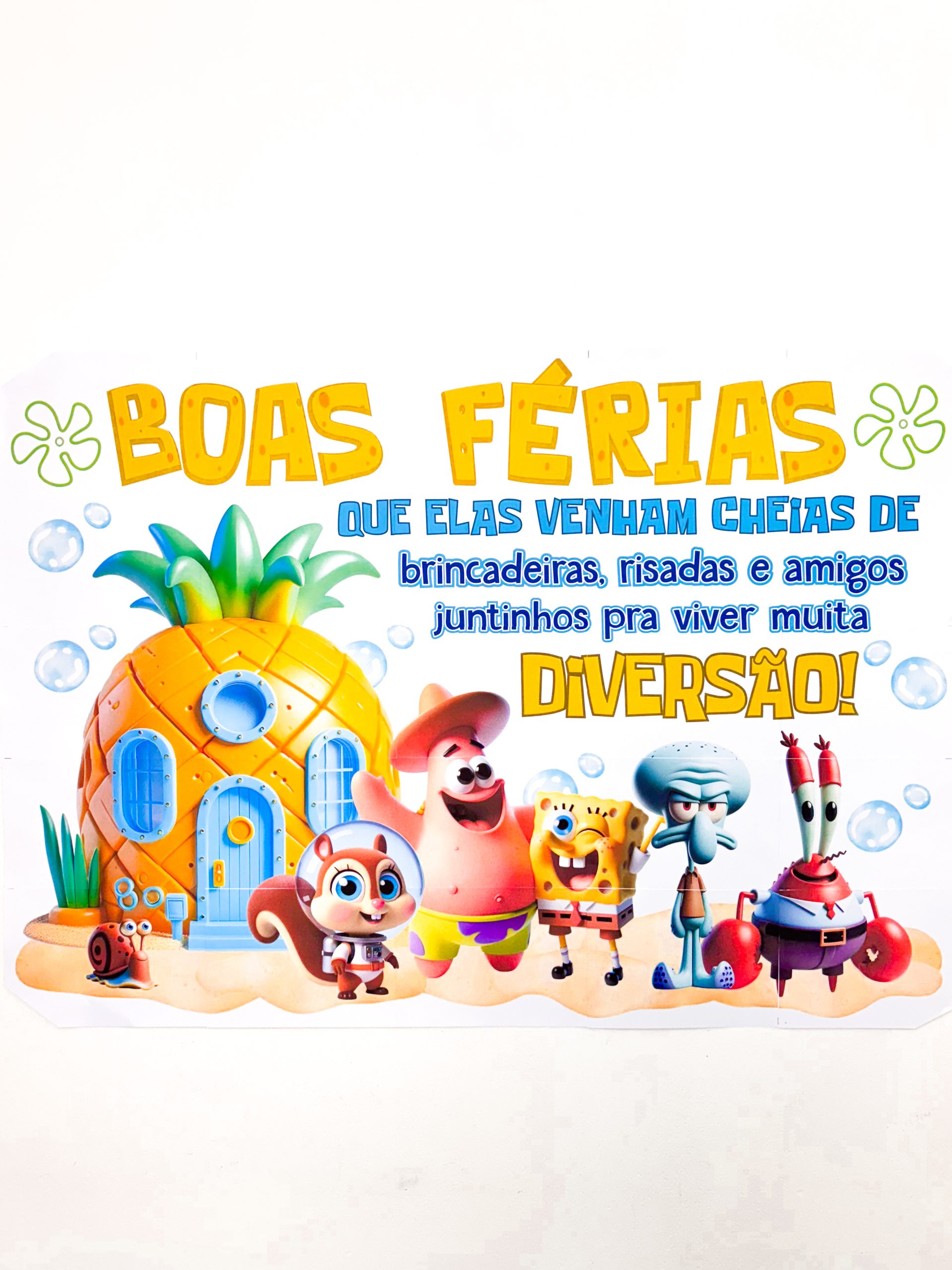 Painel Férias – Bob Esponja - Imagem 16