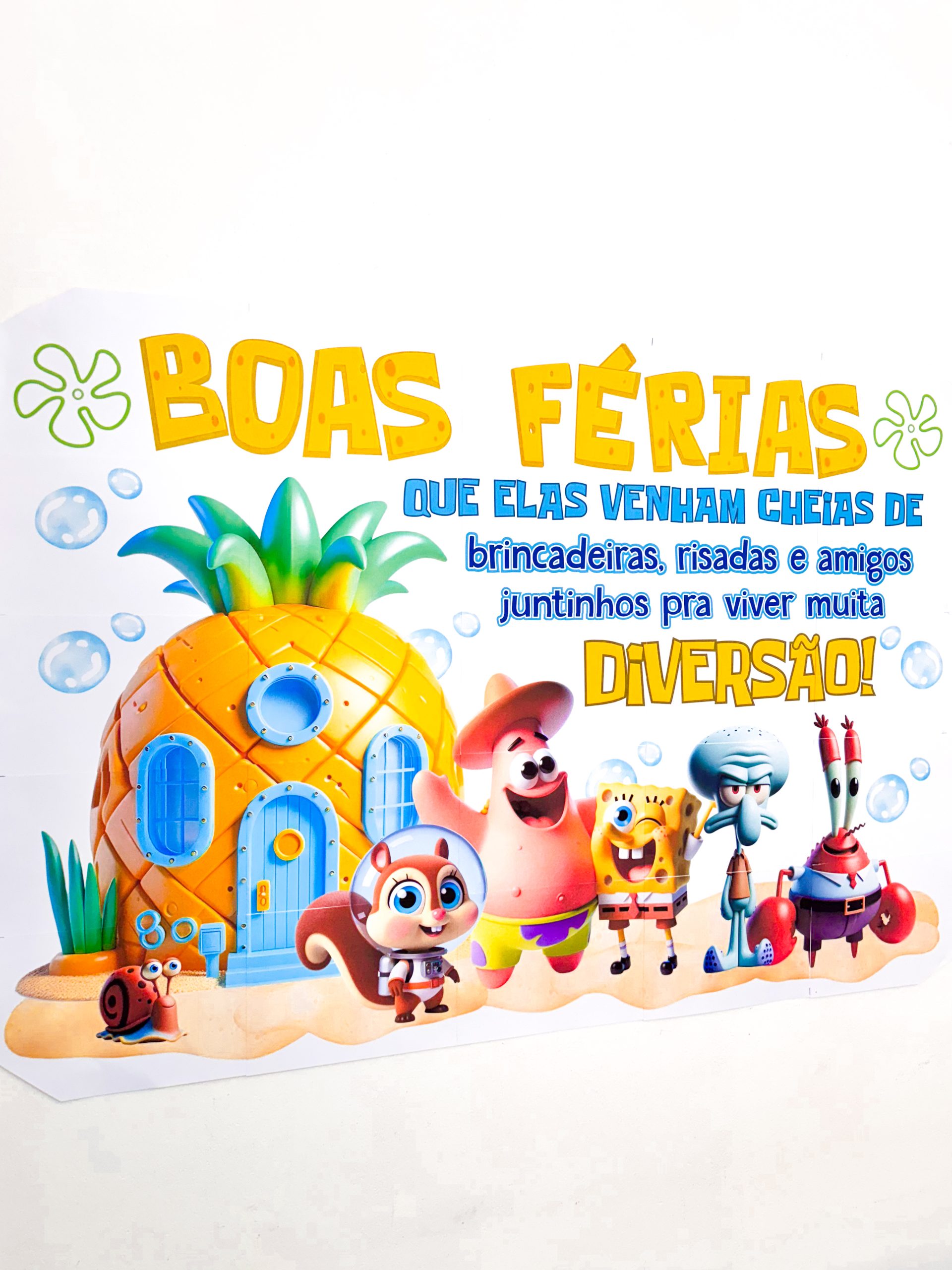 Painel Férias – Bob Esponja - Imagem 15