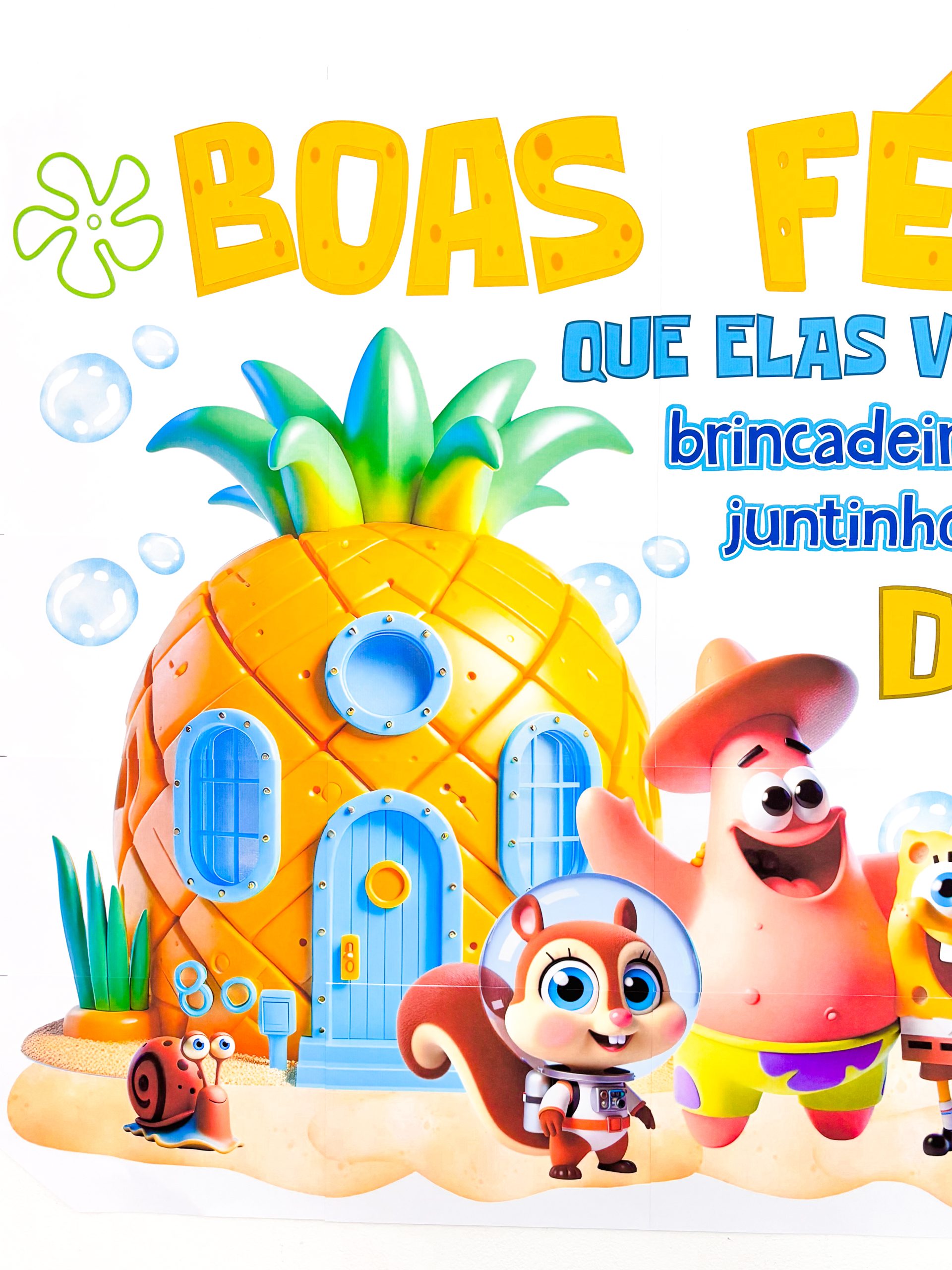 Painel Férias – Bob Esponja - Imagem 14