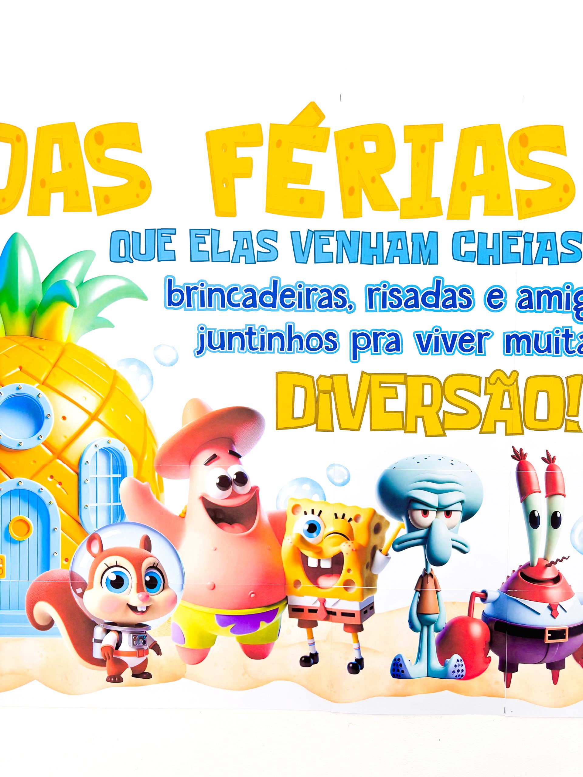 Painel Férias – Bob Esponja - Imagem 13