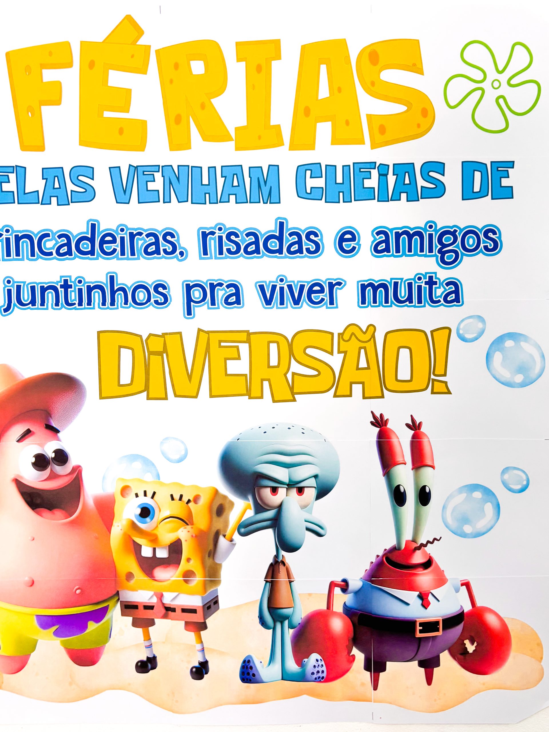 Painel Férias – Bob Esponja - Imagem 12