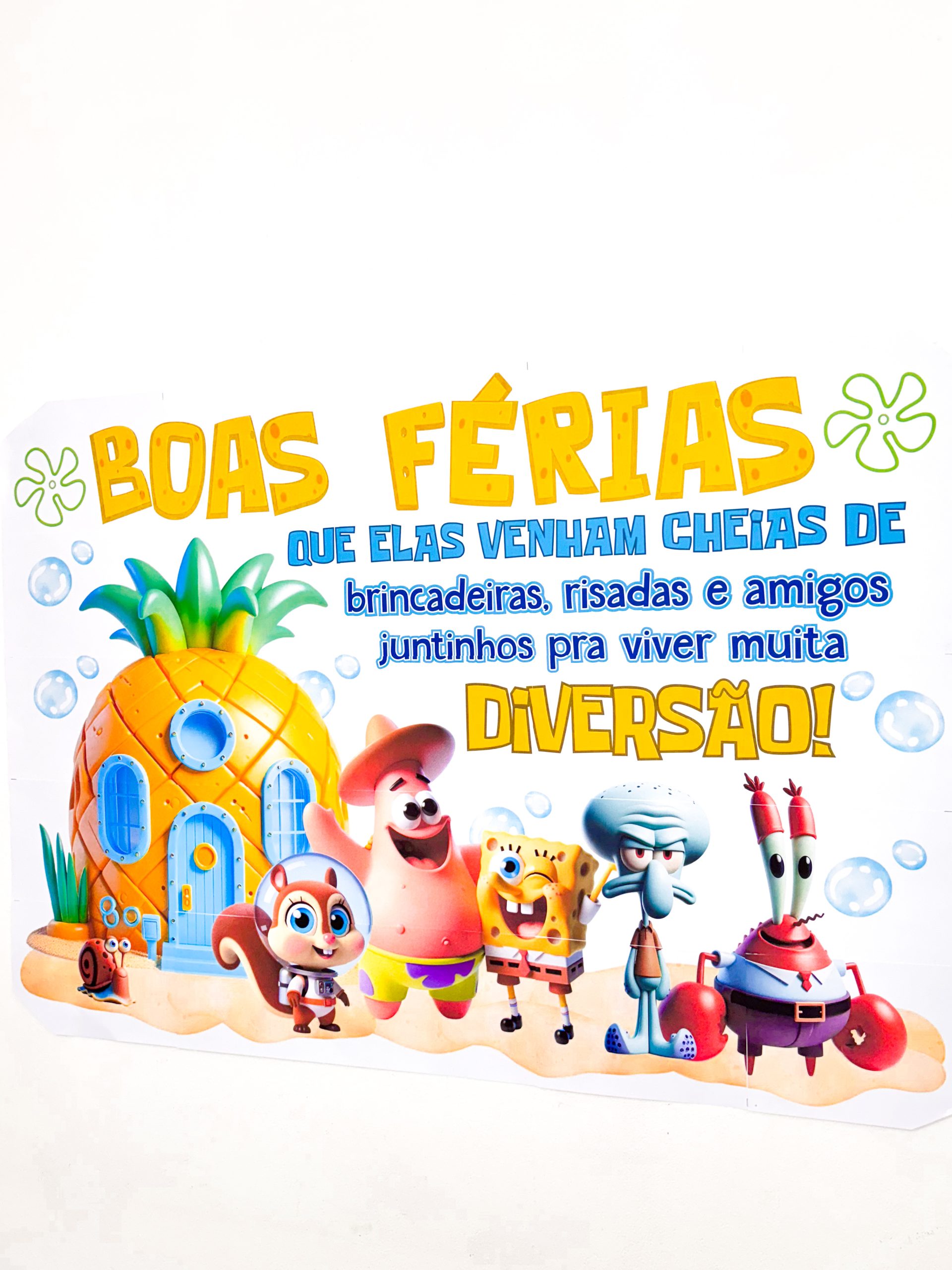 Painel Férias – Bob Esponja - Imagem 11