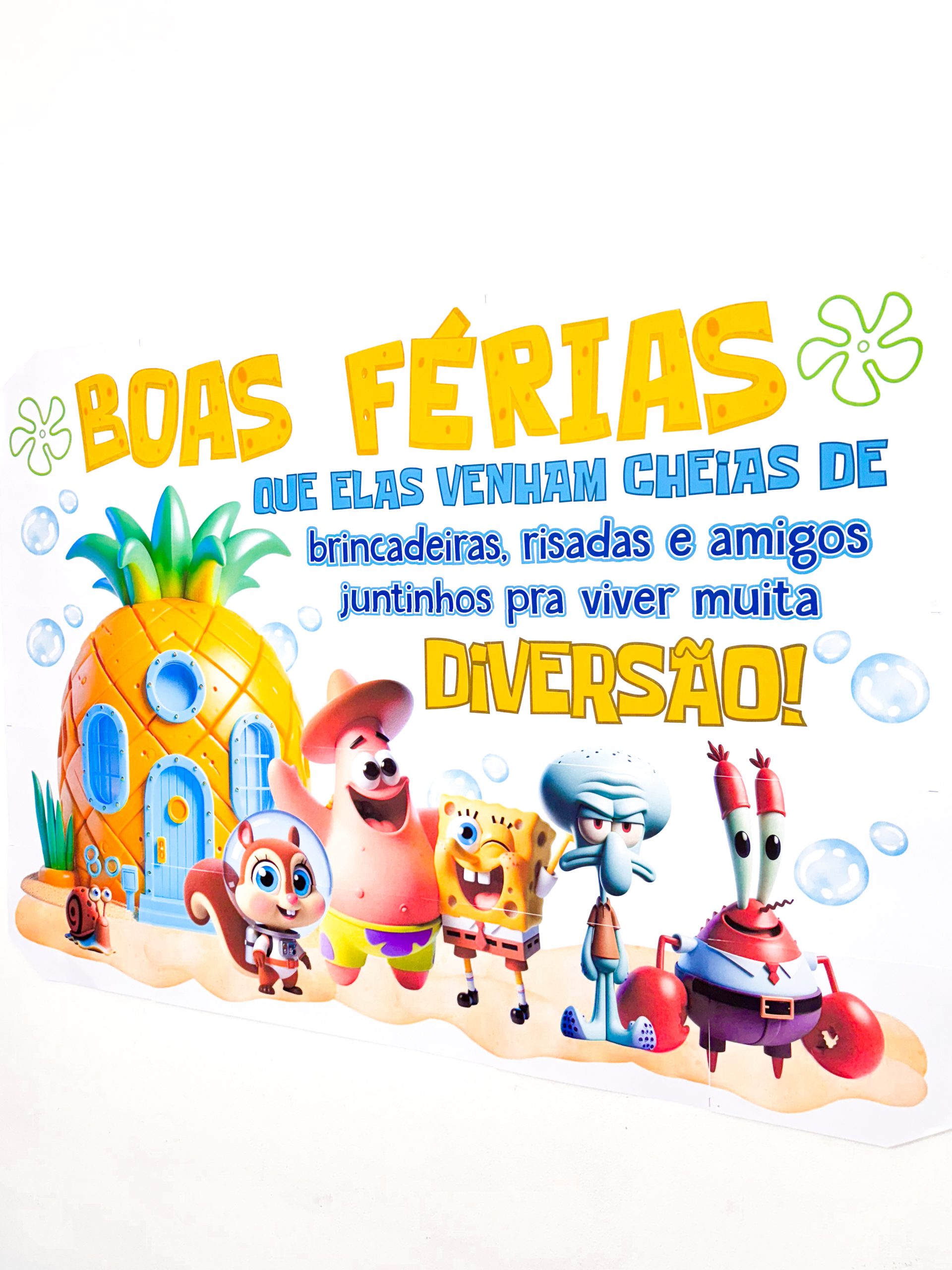 Painel Férias – Bob Esponja - Imagem 10