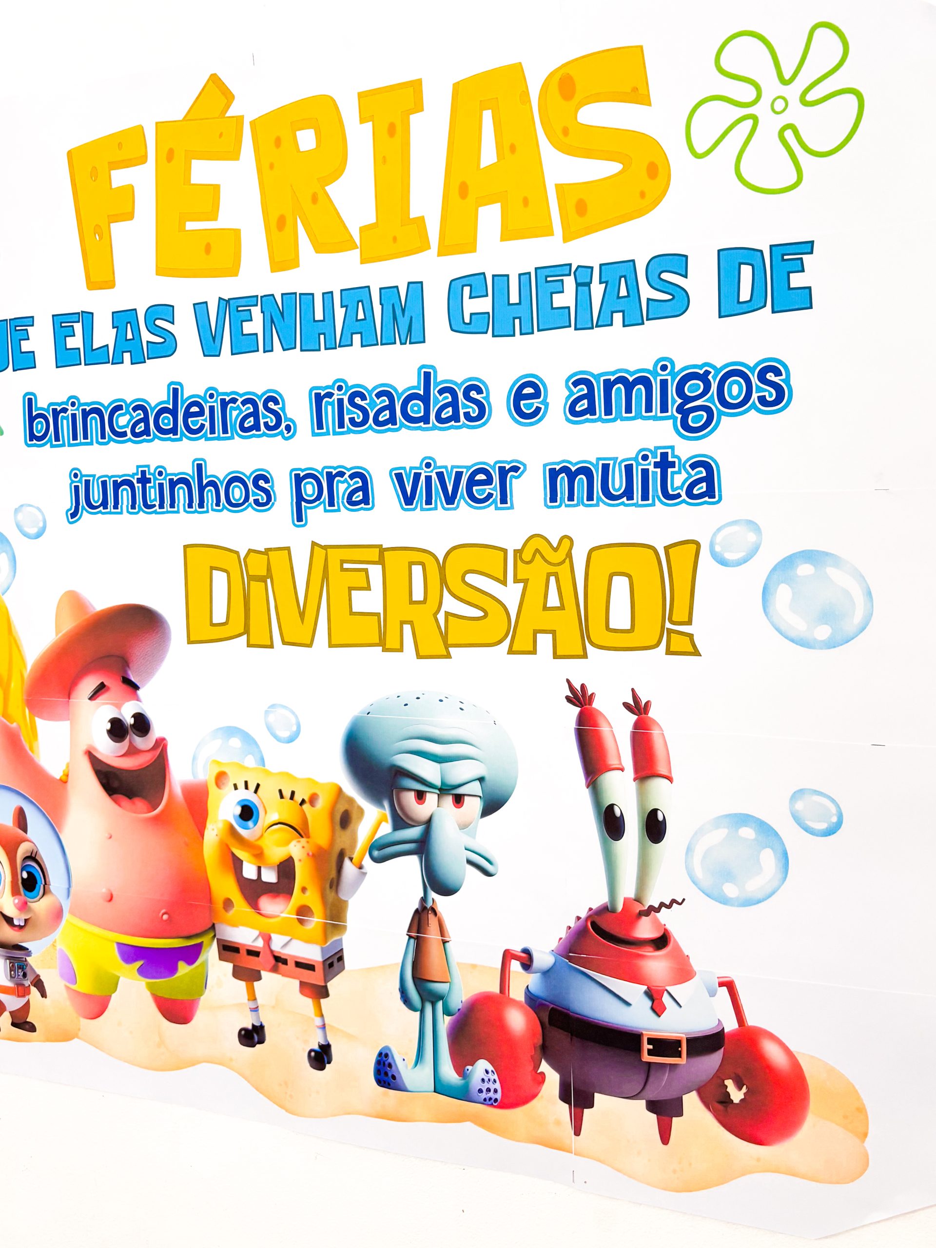 Painel Férias – Bob Esponja - Imagem 9