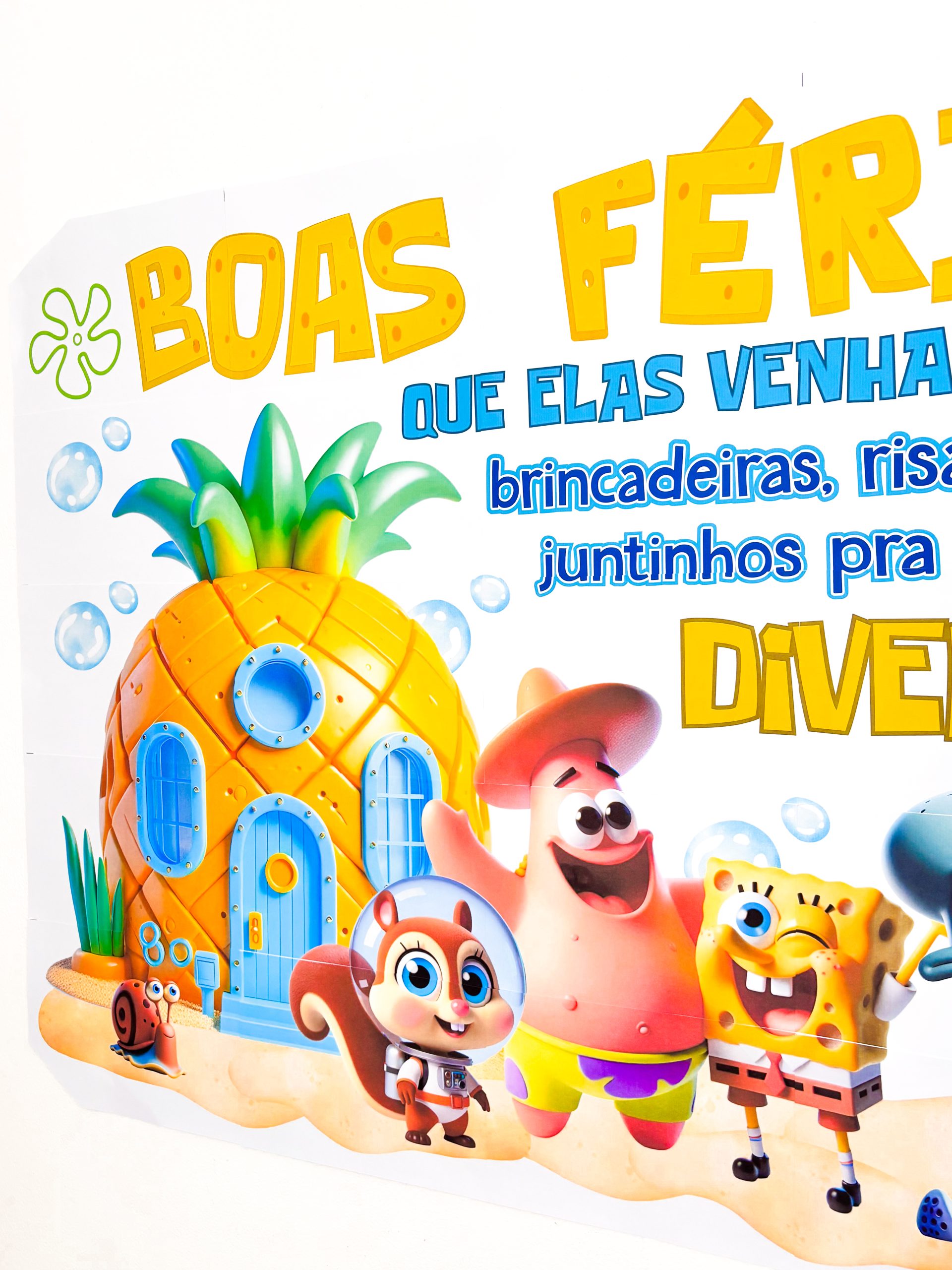Painel Férias – Bob Esponja - Imagem 5