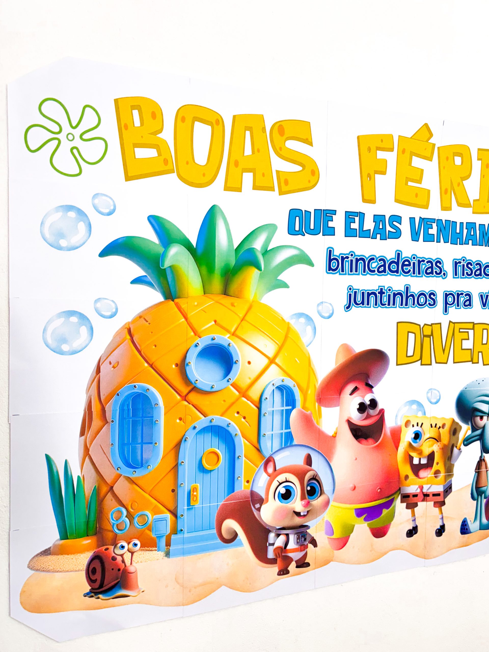Painel Férias – Bob Esponja - Imagem 6