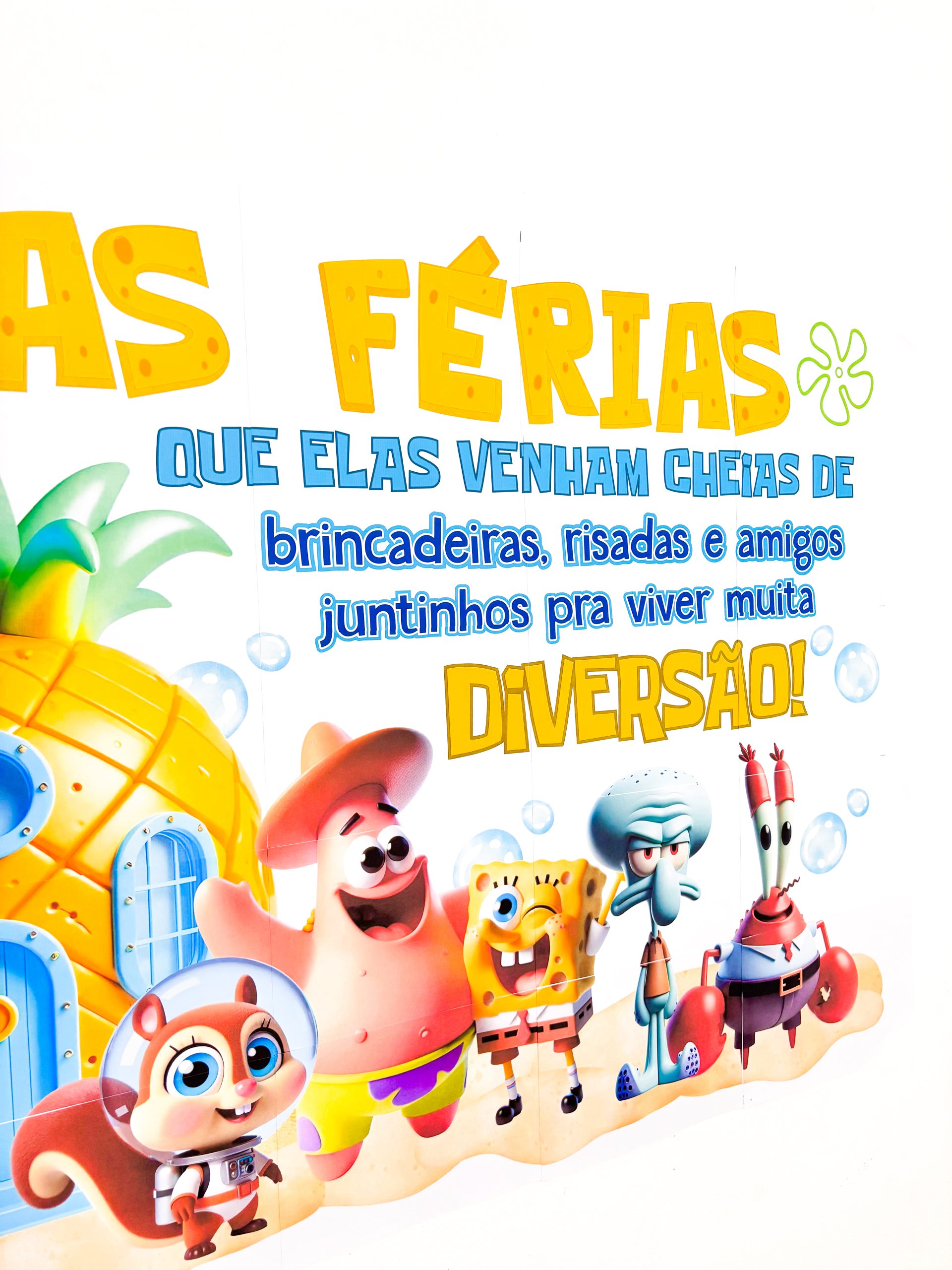 Painel Férias – Bob Esponja - Imagem 7