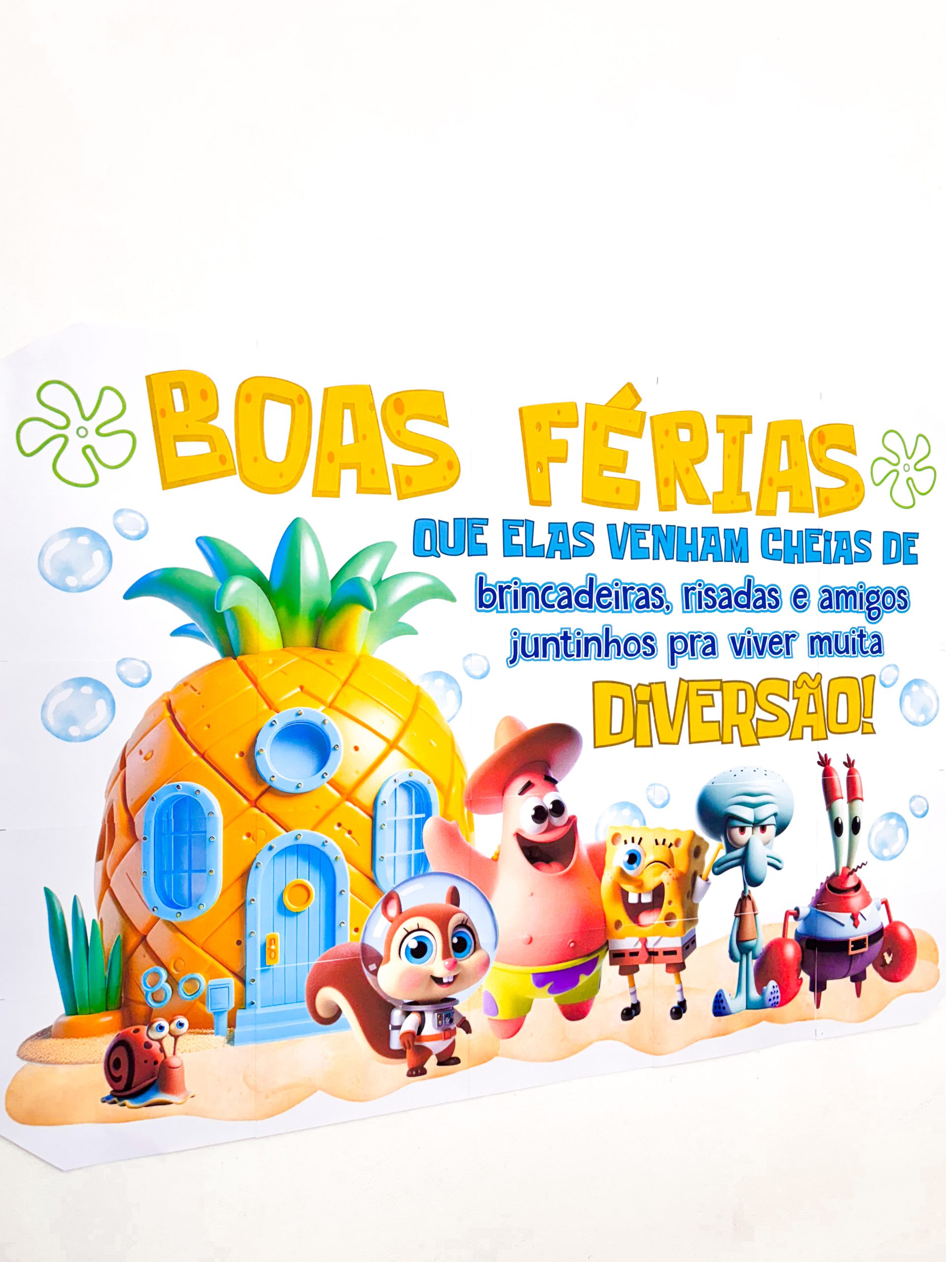 Painel Férias – Bob Esponja - Imagem 8