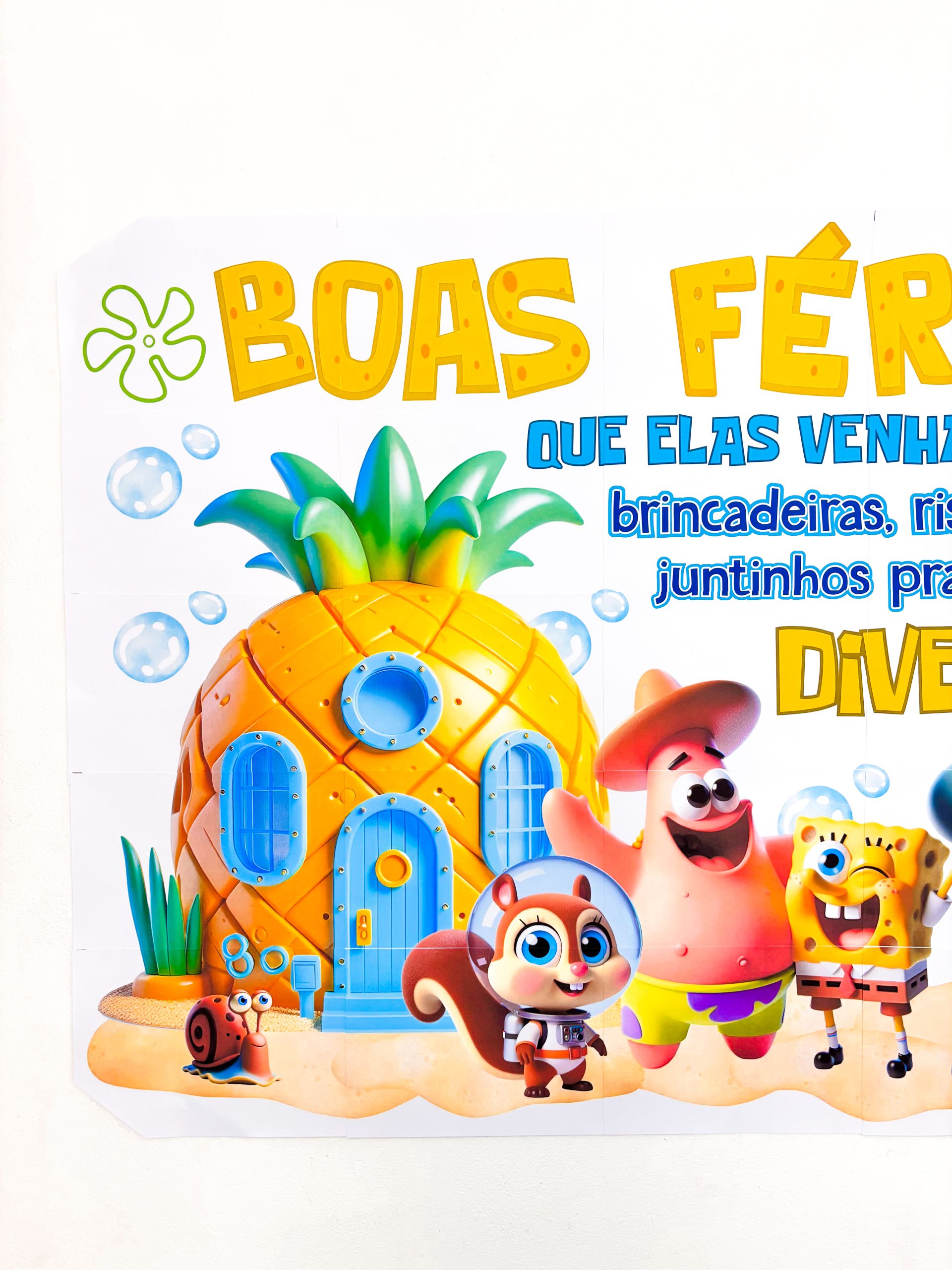 Painel Férias – Bob Esponja - Imagem 4